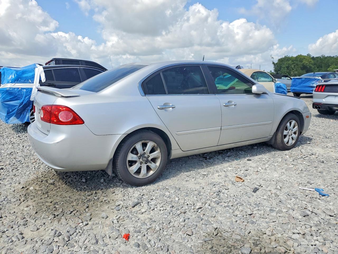 2008 Kia Optima Lx Silver vin: KNAGE123285263499