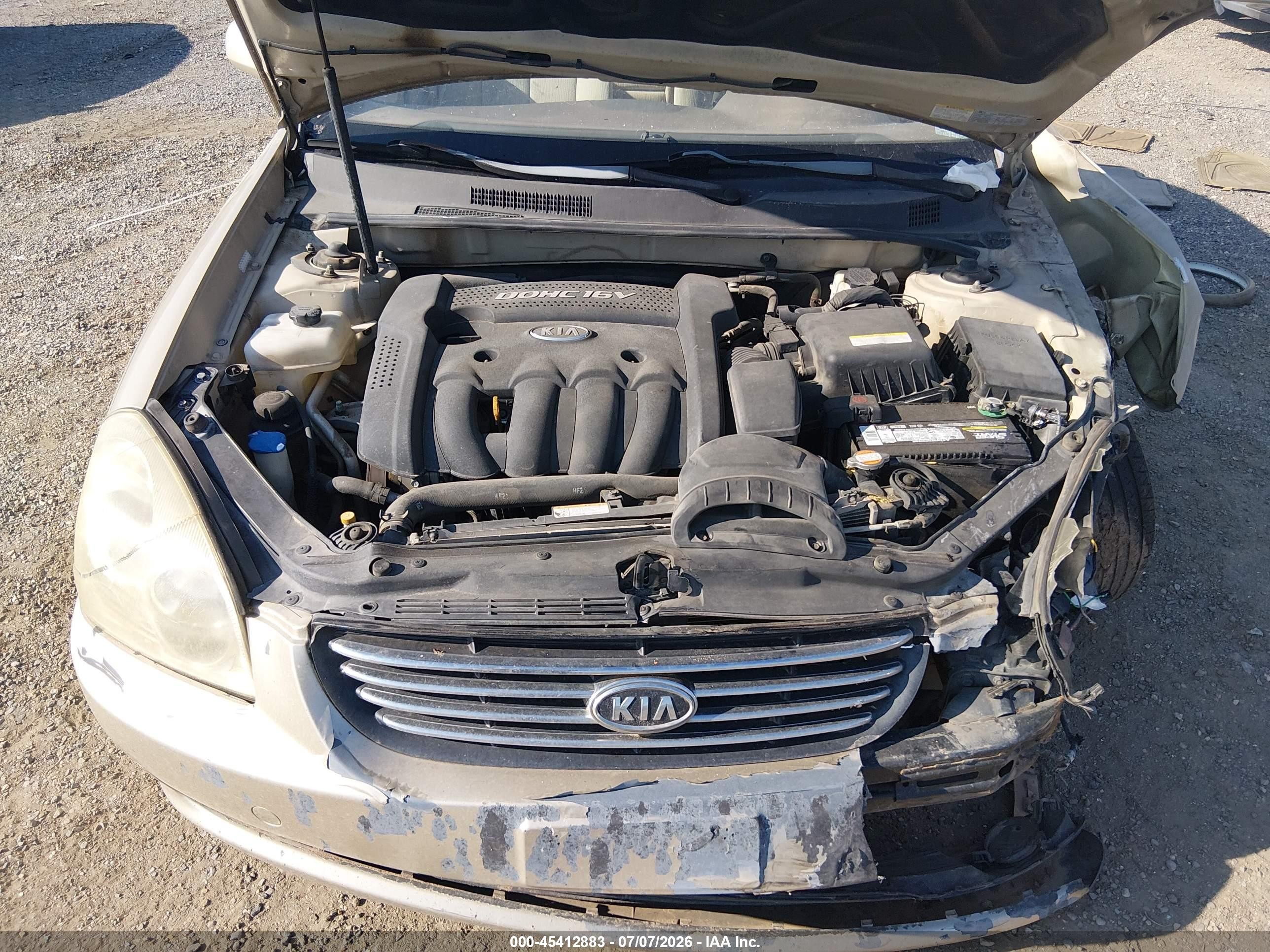 2008 Kia Optima Lx Tan vin: KNAGE123285265530