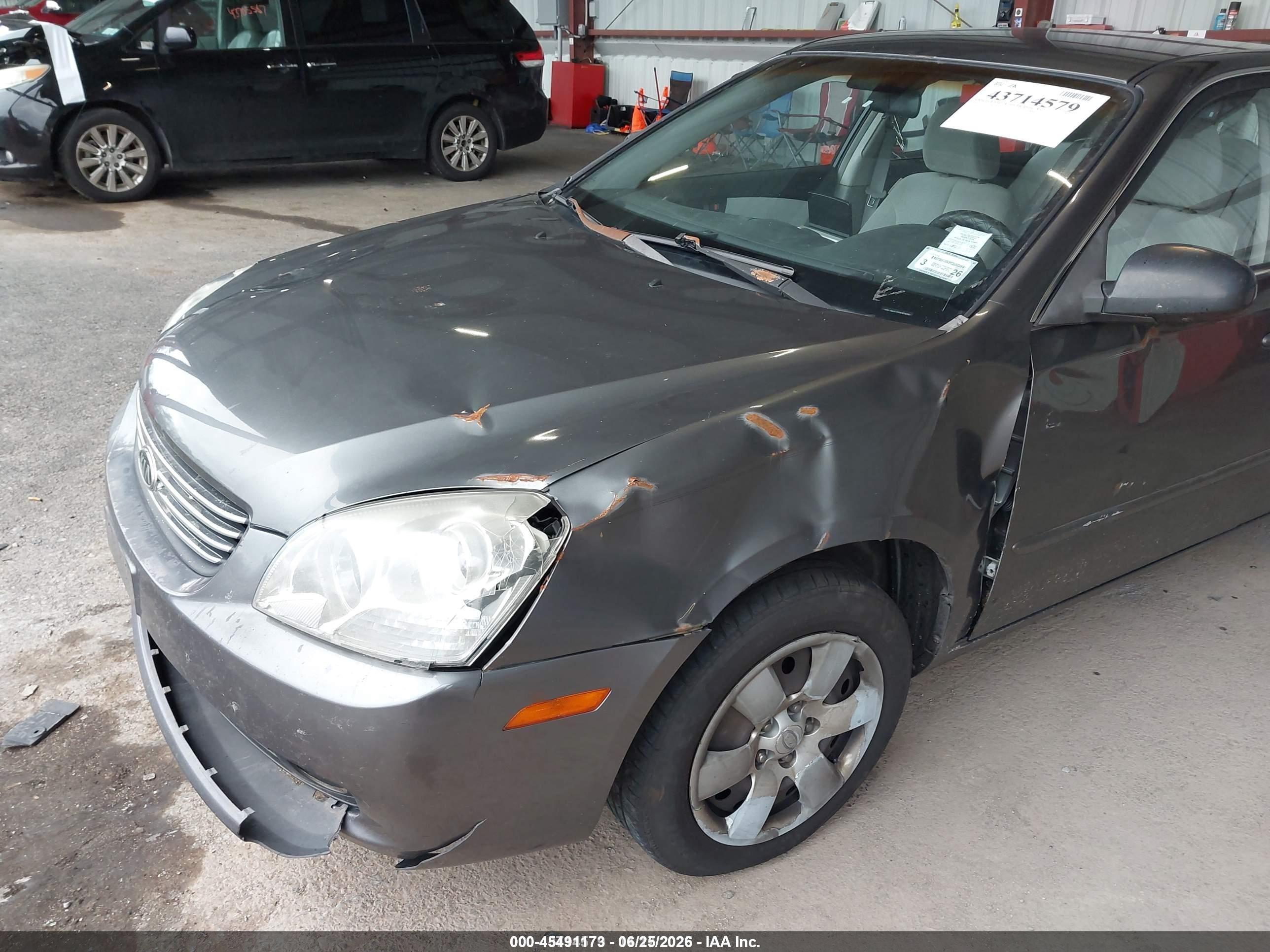 2006 Kia Optima Ex (new)/lx (new) Gray vin: KNAGE123365038280
