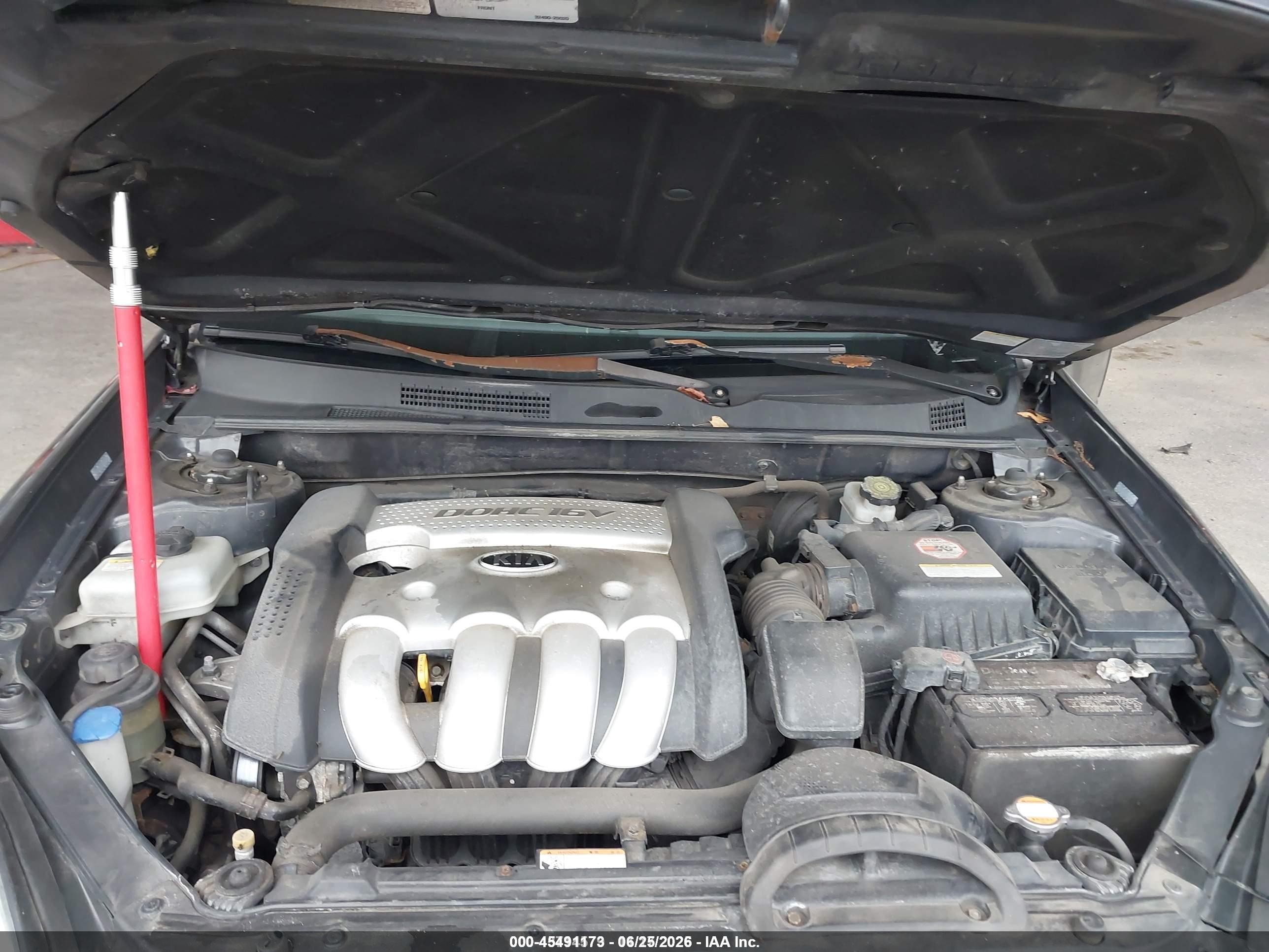 2006 Kia Optima Ex (new)/lx (new) Gray vin: KNAGE123365038280