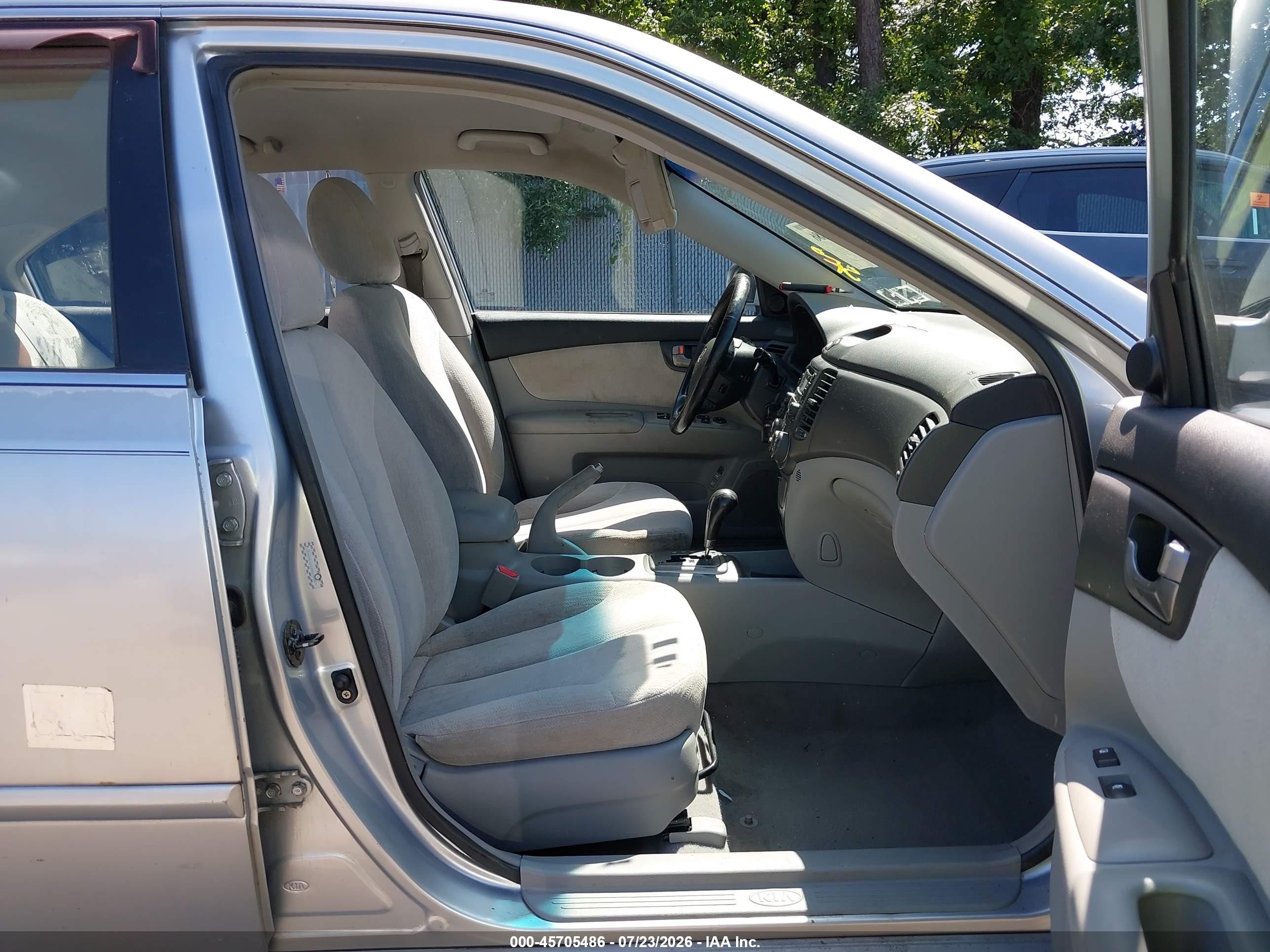 2006 Kia Optima Ex (new)/lx (new) Silver vin: KNAGE123365060831