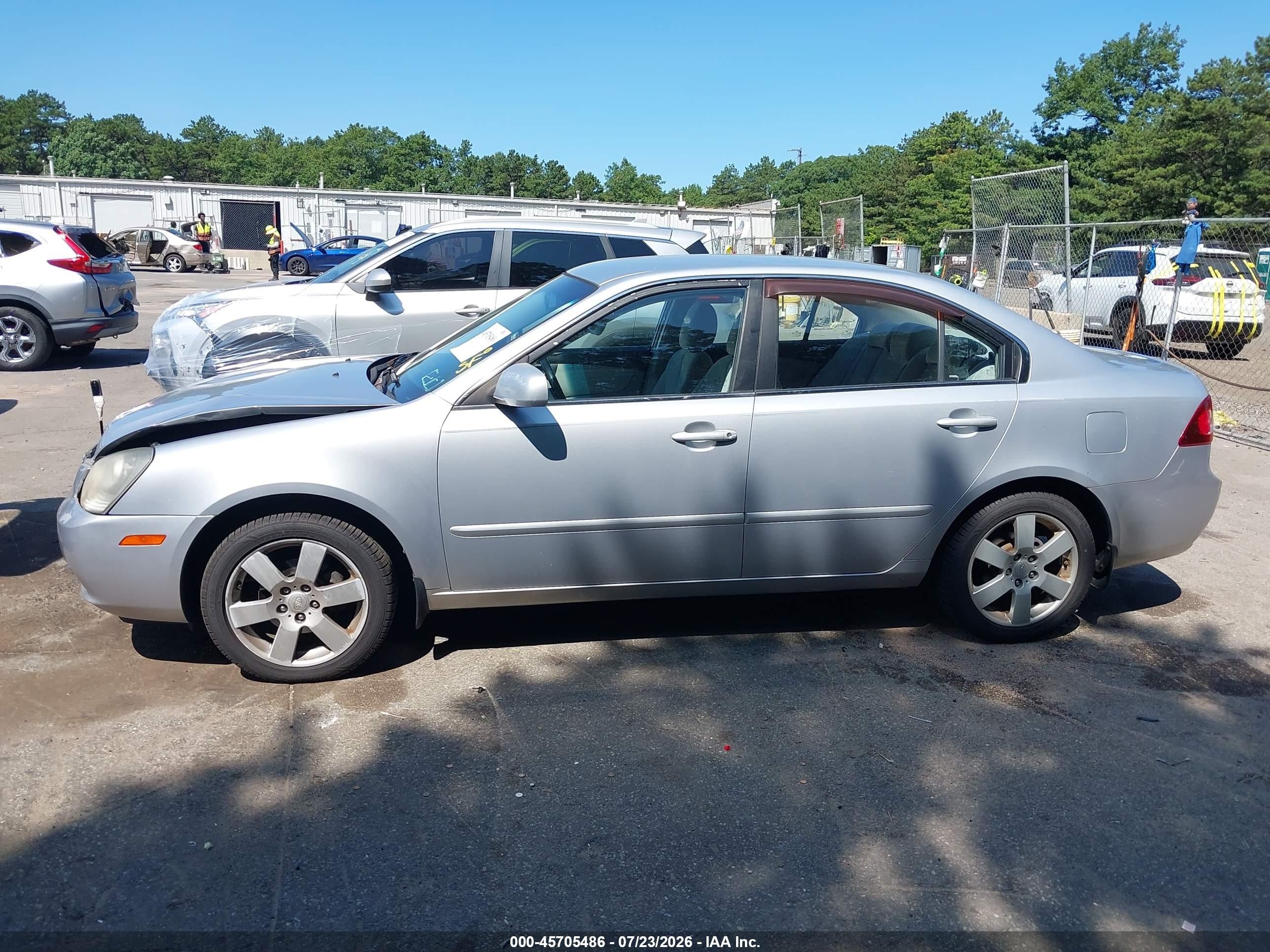 2006 Kia Optima Ex (new)/lx (new) Silver vin: KNAGE123365060831