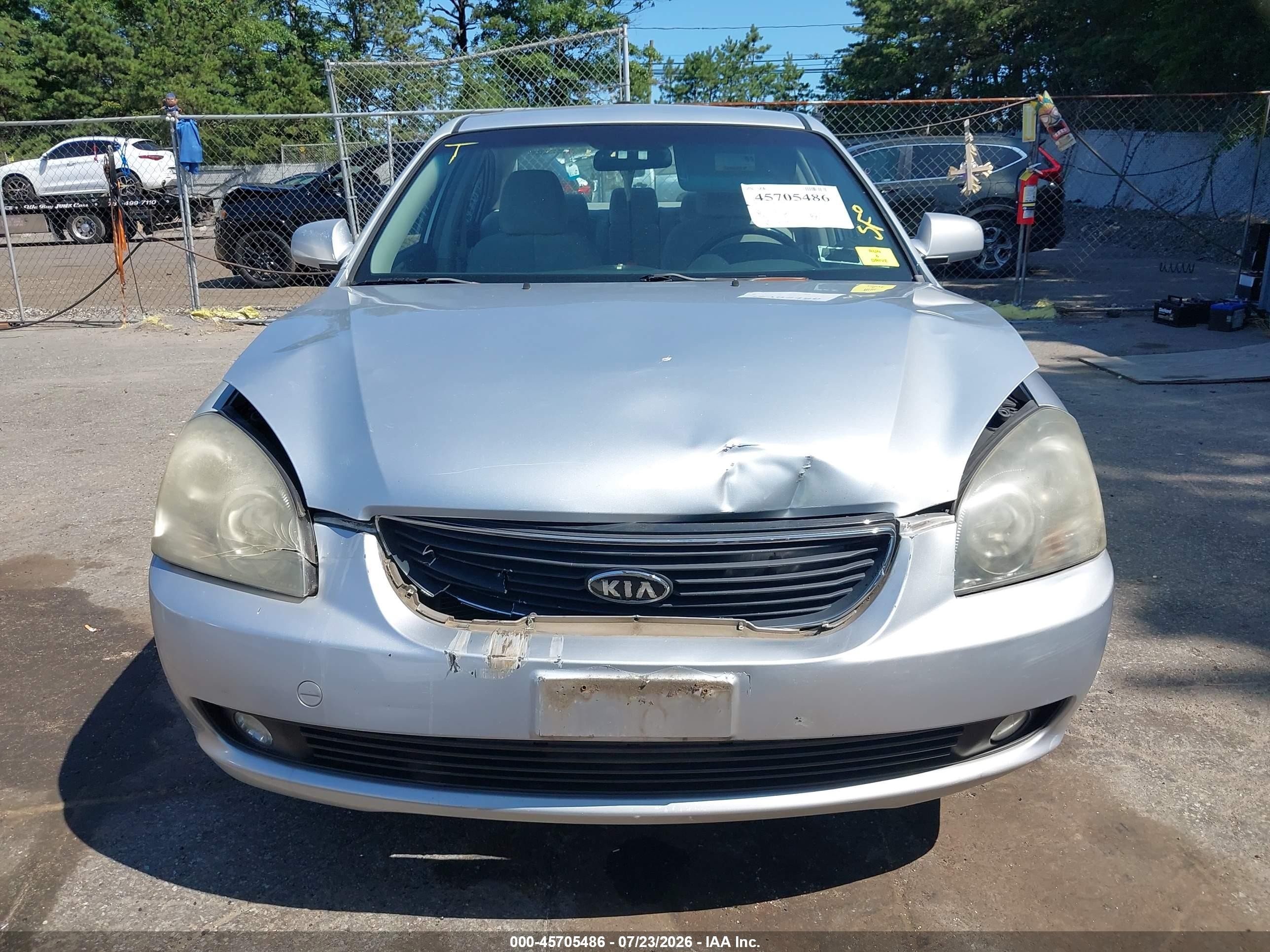 2006 Kia Optima Ex (new)/lx (new) Silver vin: KNAGE123365060831