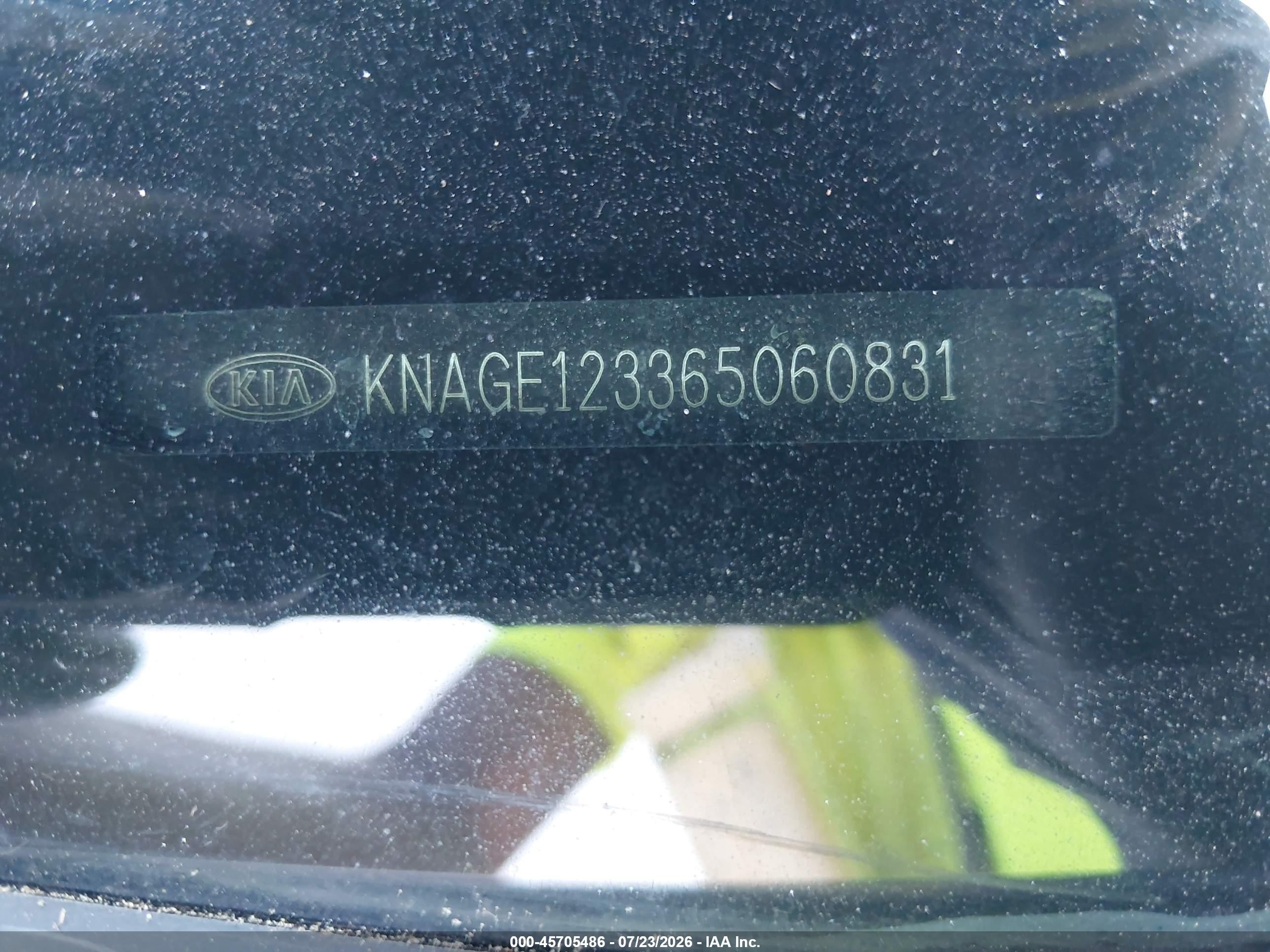 2006 Kia Optima Ex (new)/lx (new) Silver vin: KNAGE123365060831