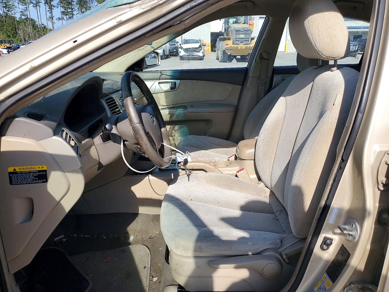 2008 Kia Optima Lx Beige vin: KNAGE123385226588