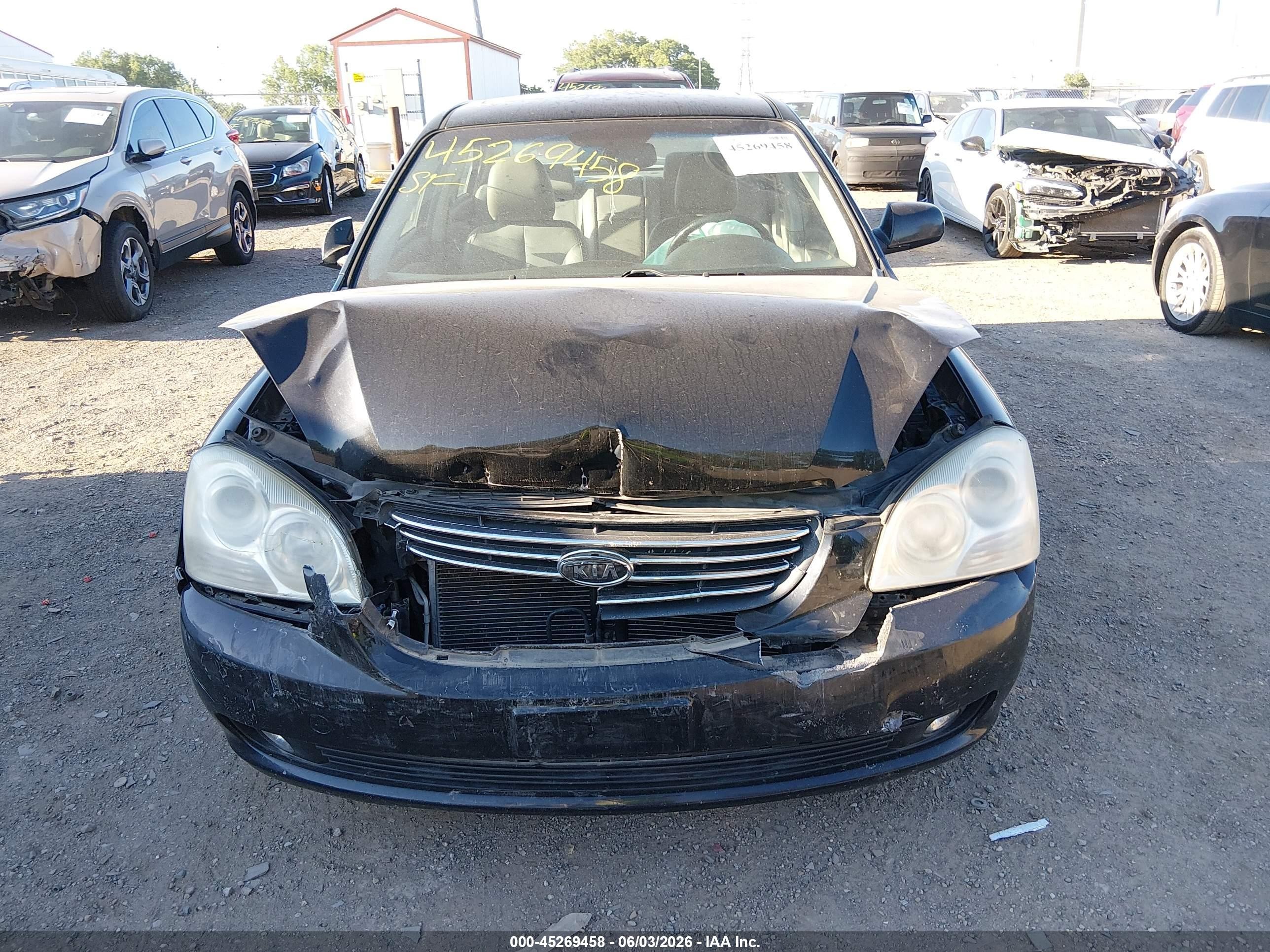 2008 Kia Optima Ex Black vin: KNAGE123385229443