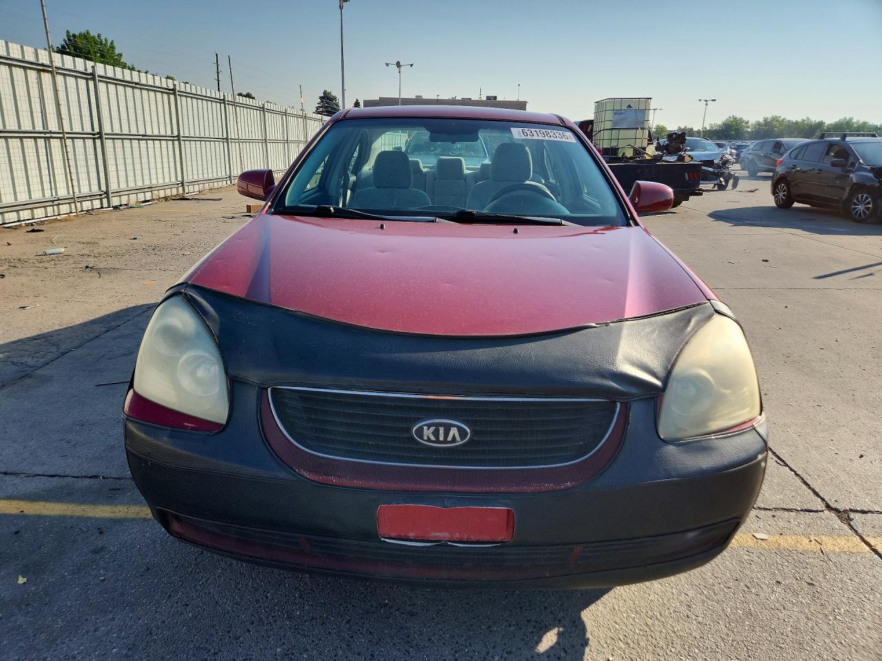 2008 Kia Optima Lx Red vin: KNAGE123385239275