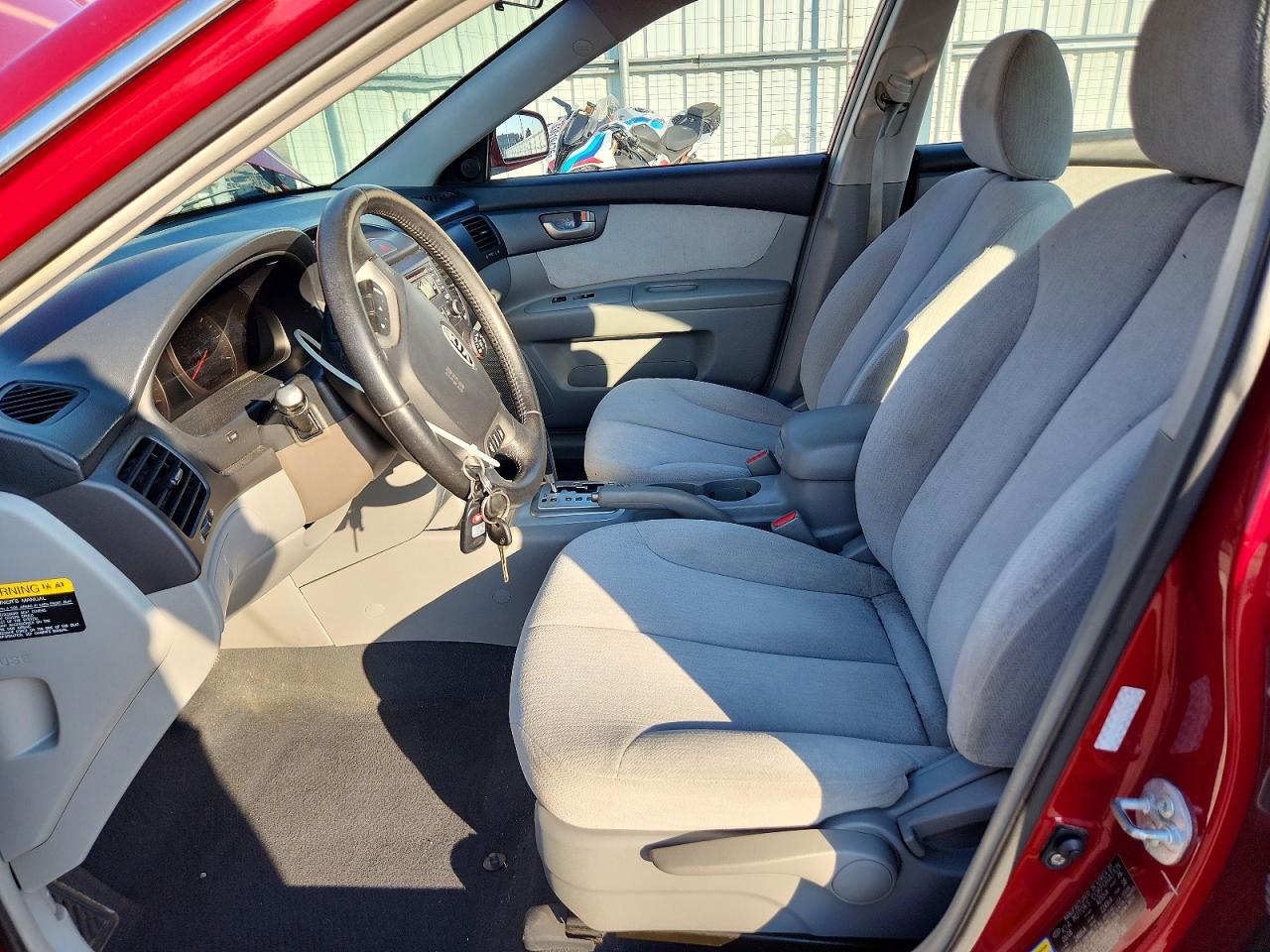 2008 Kia Optima Lx Red vin: KNAGE123385239275