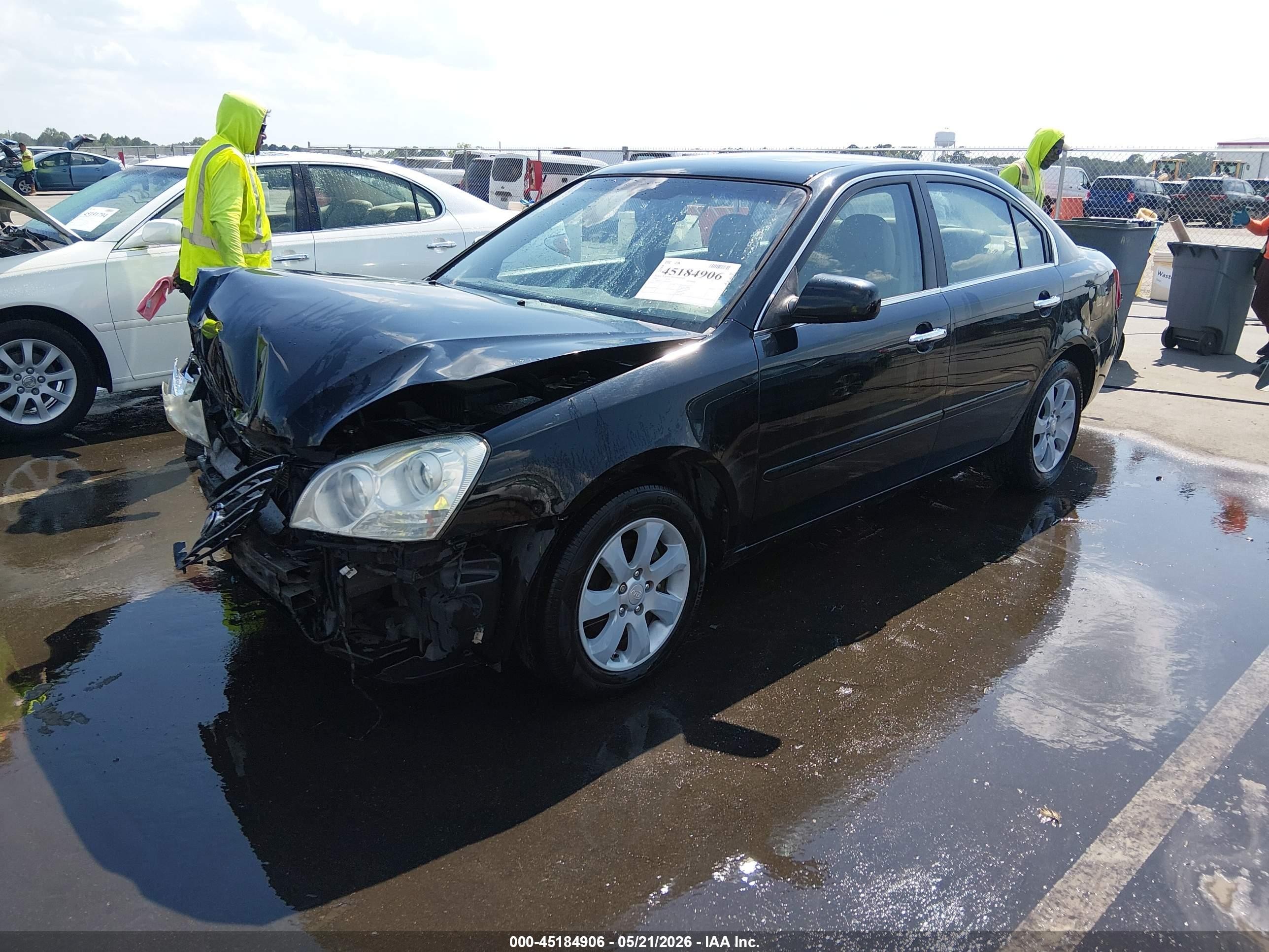 2008 Kia Optima Ex Black vin: KNAGE123385255234