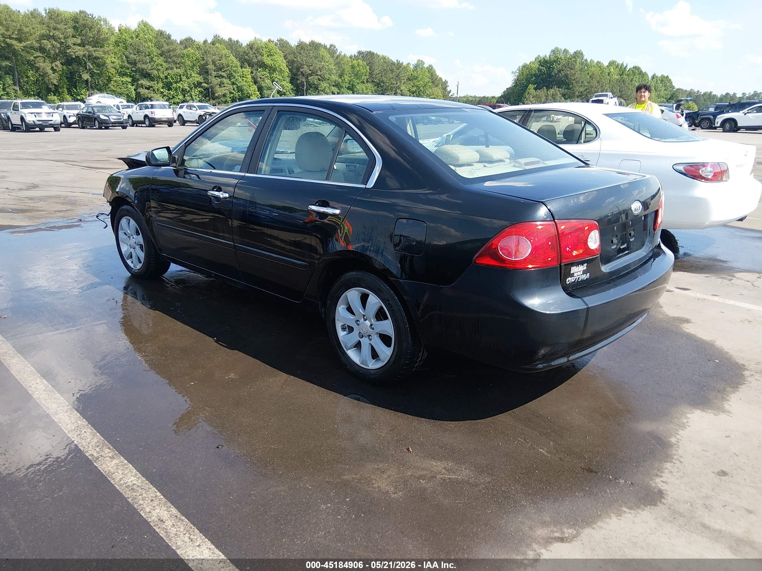 2008 Kia Optima Ex Black vin: KNAGE123385255234