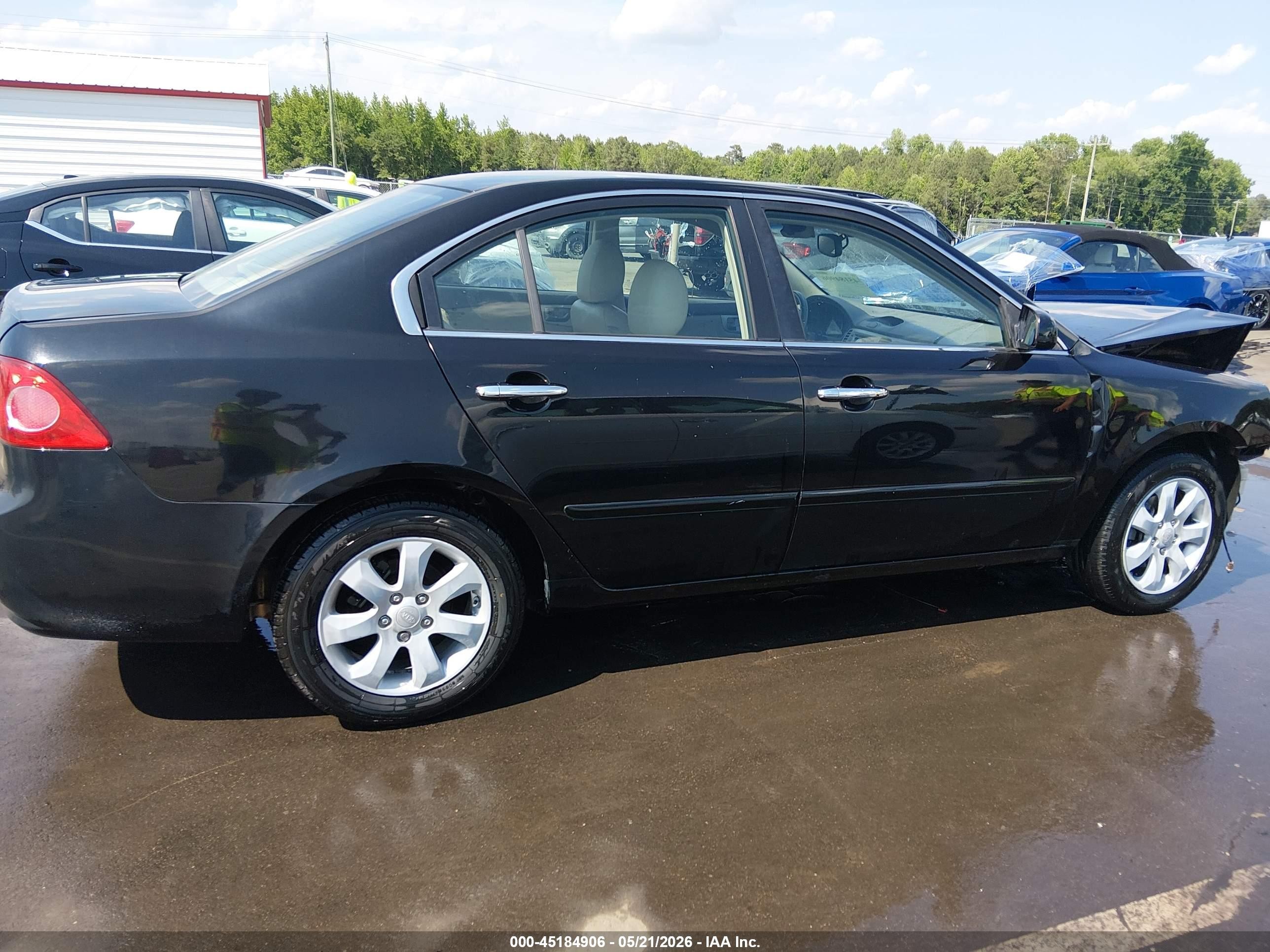 2008 Kia Optima Ex Black vin: KNAGE123385255234