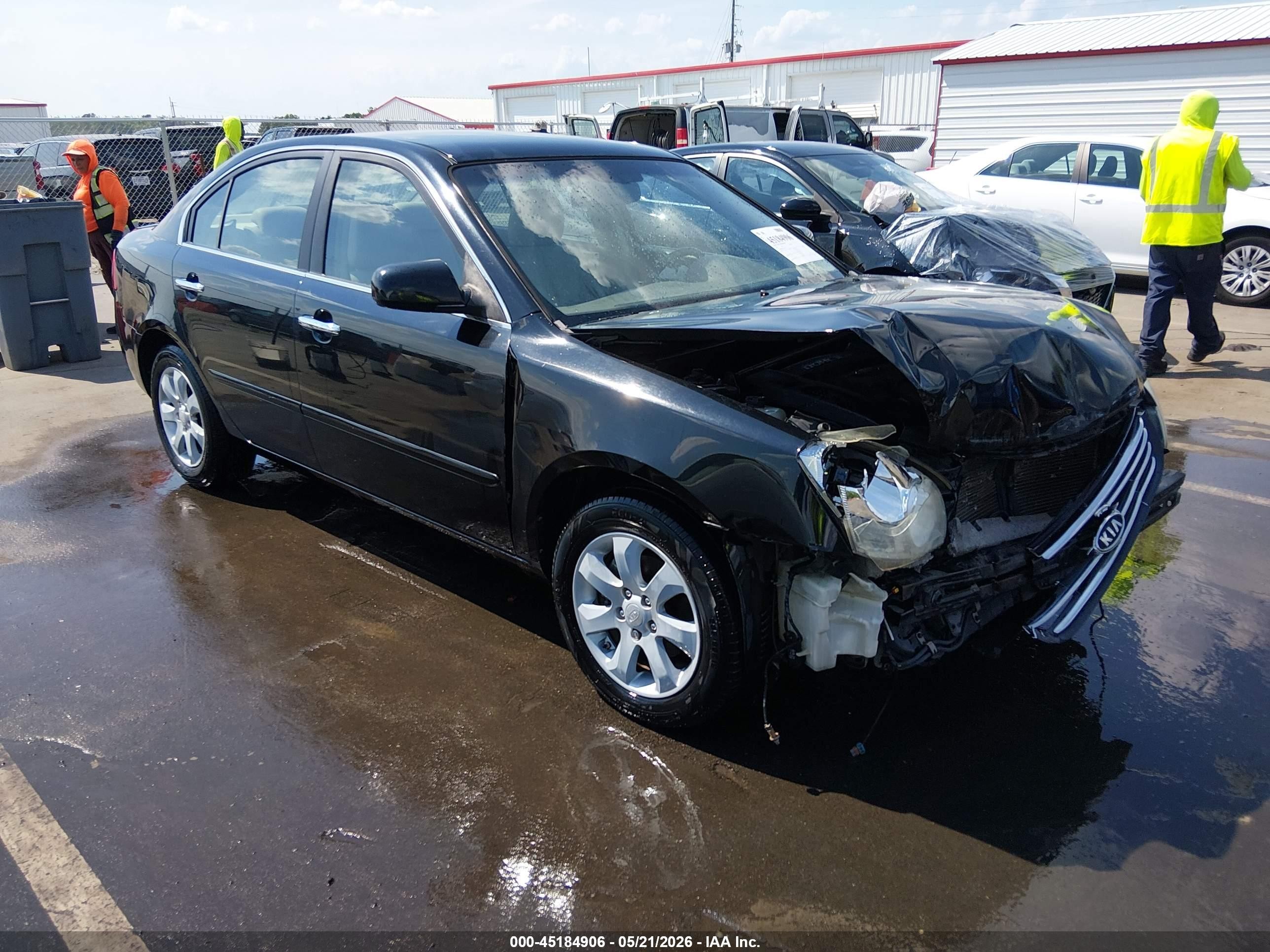 2008 Kia Optima Ex Black vin: KNAGE123385255234