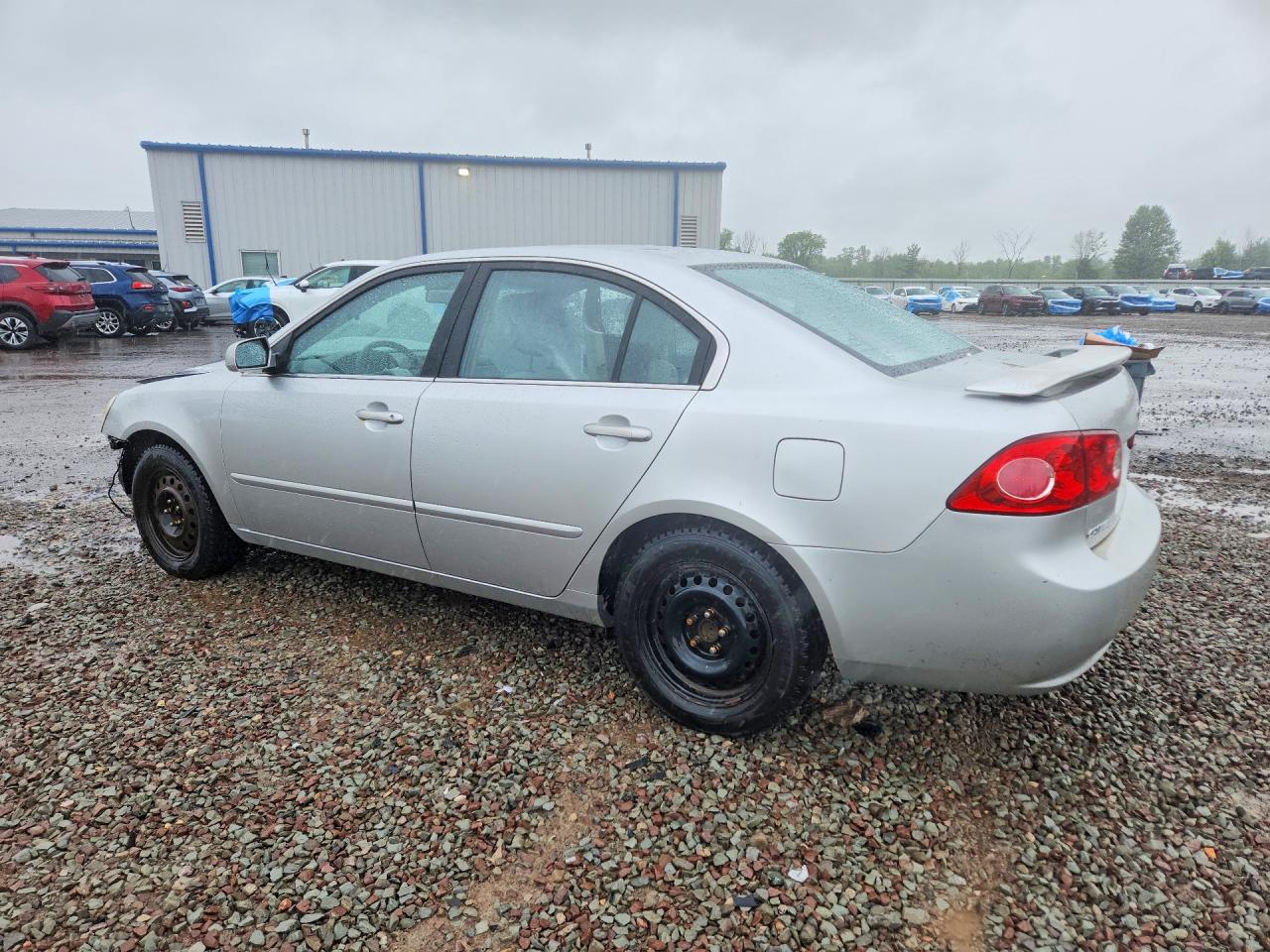 2008 Kia Optima Lx Silver vin: KNAGE123485249166