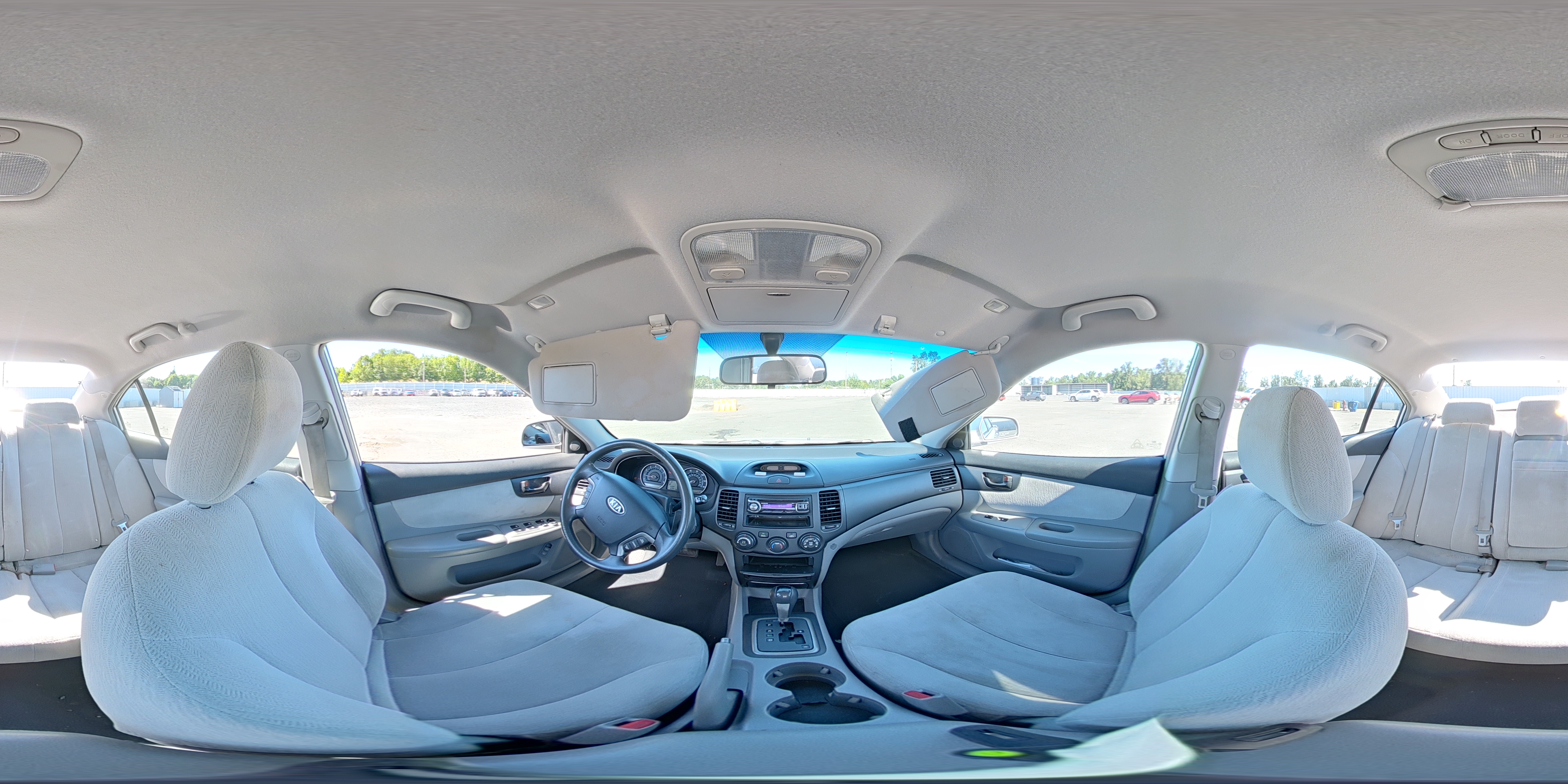 2007 Kia Optima Lx Silver vin: KNAGE123575134252