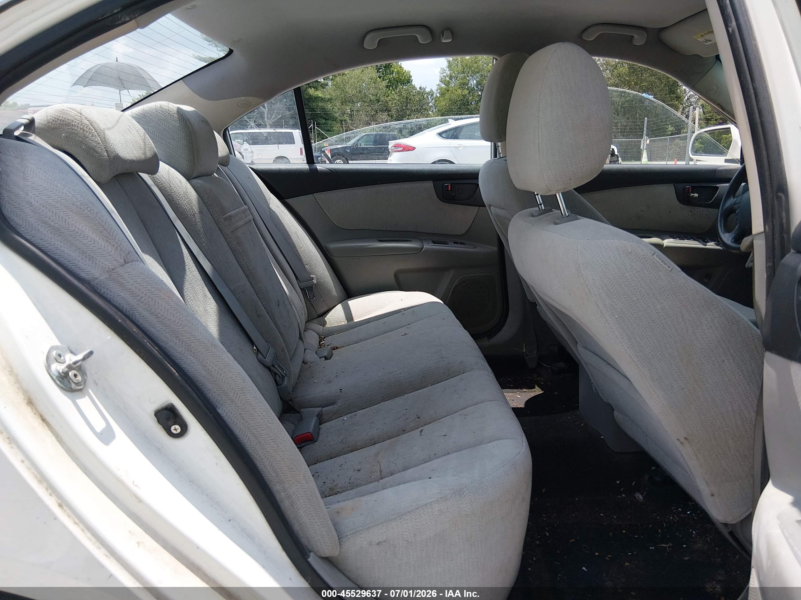 2008 Kia Optima Lx White vin: KNAGE123685275364