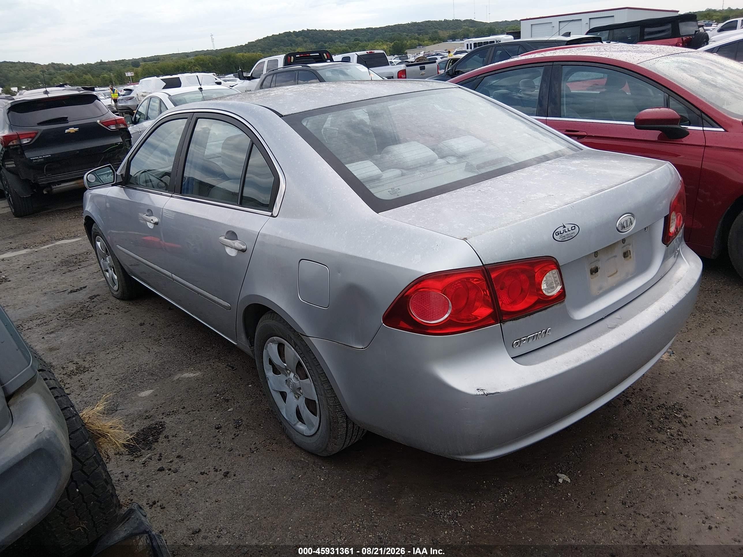 2006 Kia Optima Ex (new)/lx (new) Silver vin: KNAGE123765048763