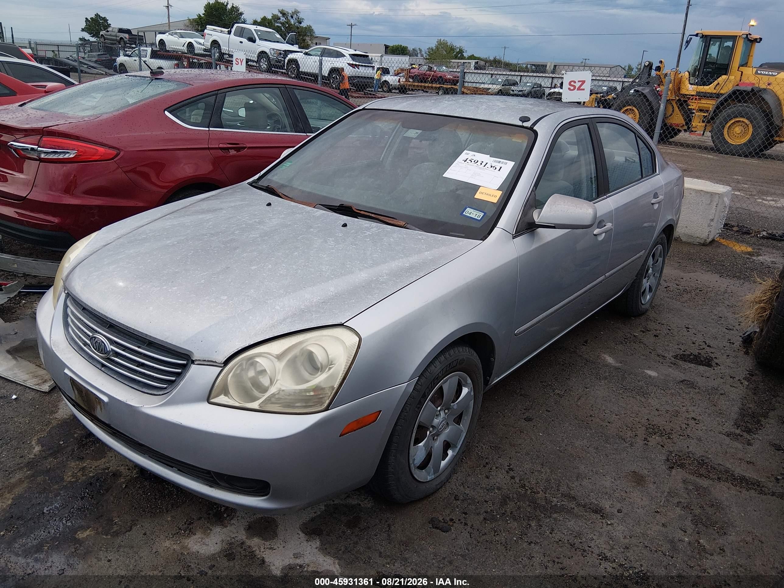 2006 Kia Optima Ex (new)/lx (new) Silver vin: KNAGE123765048763