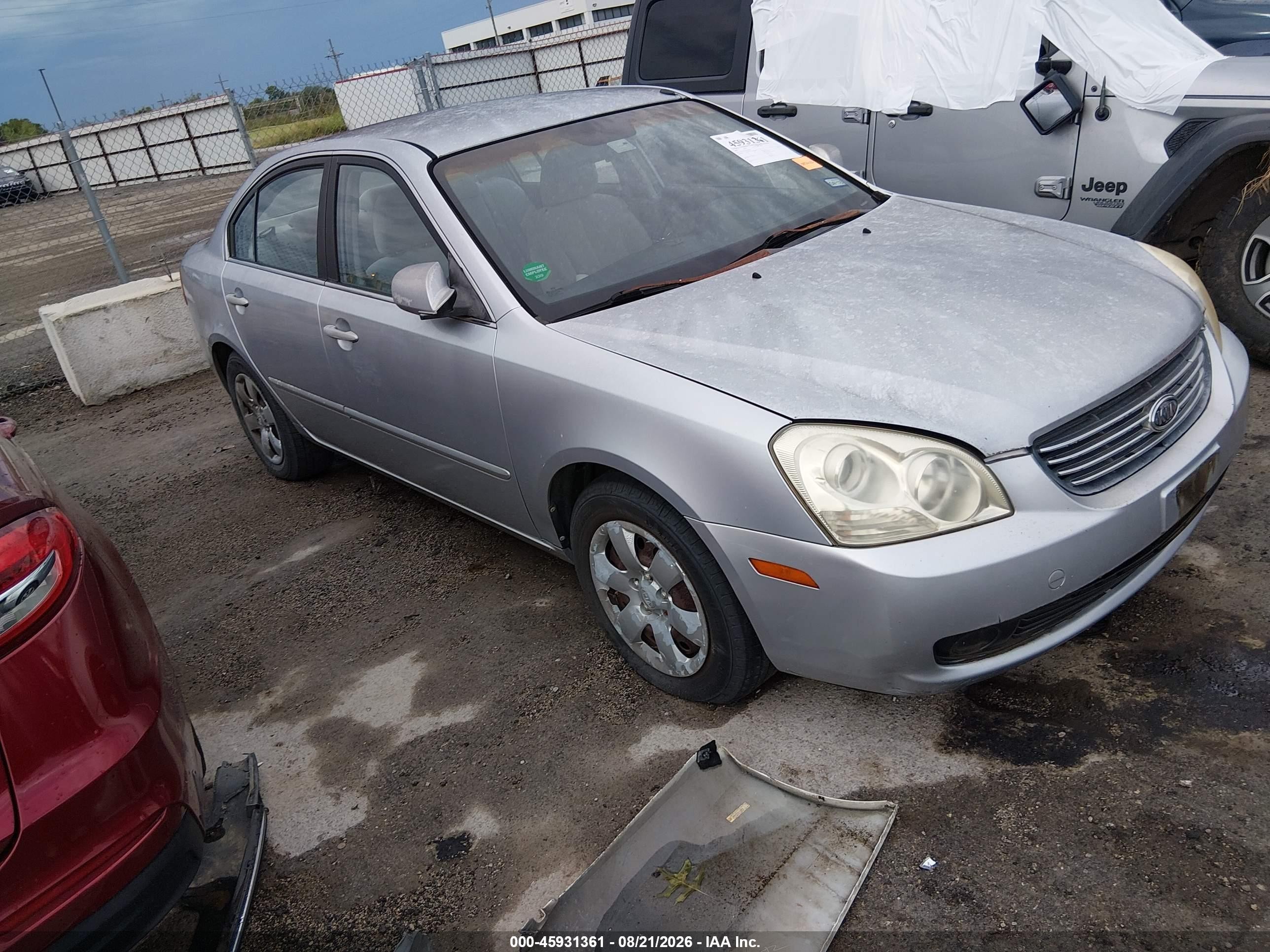 2006 Kia Optima Ex (new)/lx (new) Silver vin: KNAGE123765048763