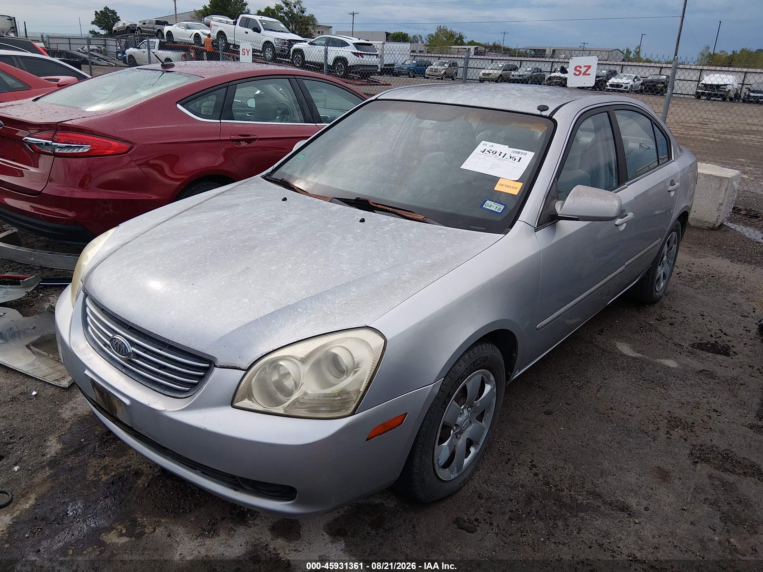 2006 Kia Optima Ex (new)/lx (new) Silver vin: KNAGE123765048763