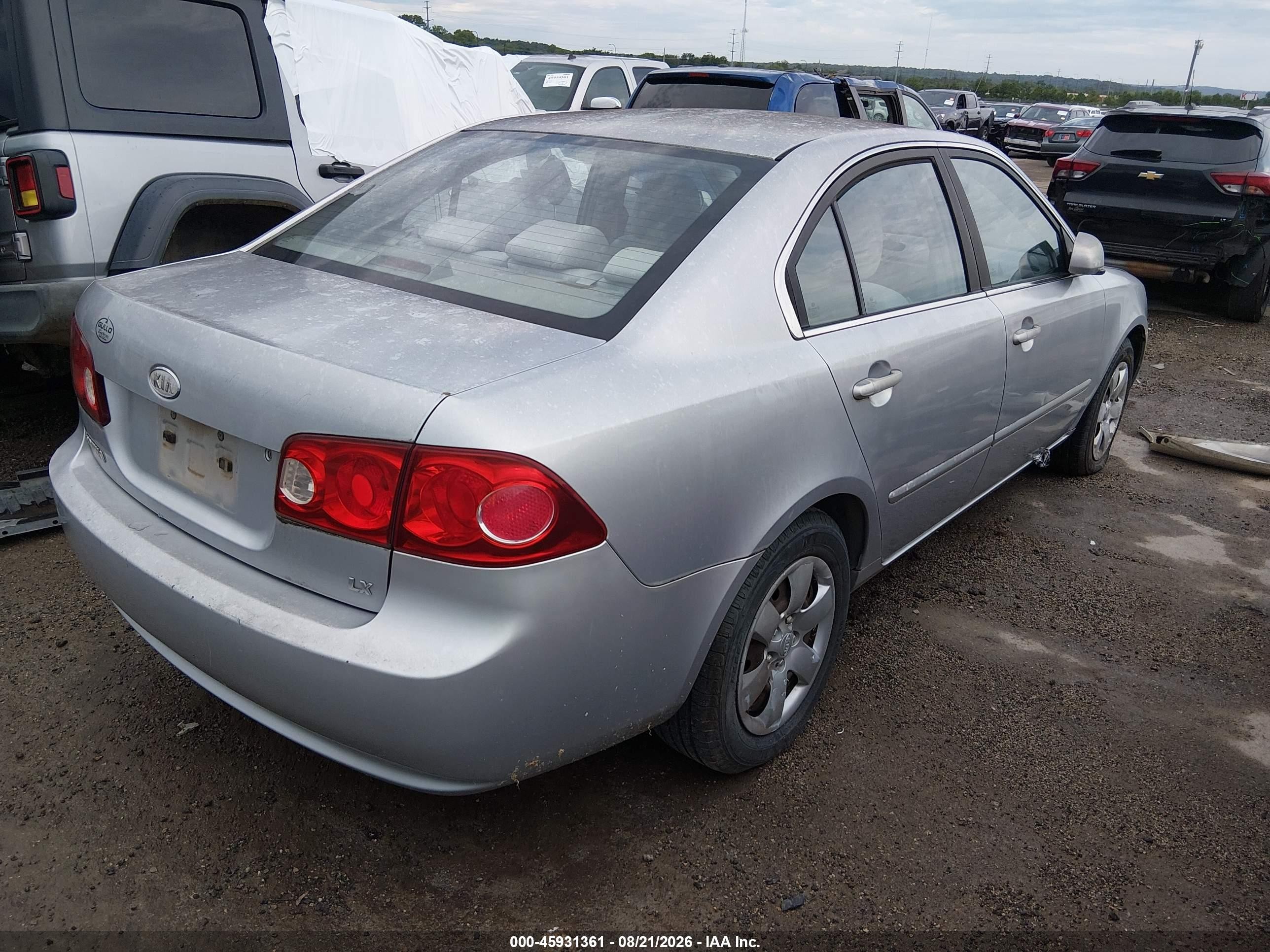 2006 Kia Optima Ex (new)/lx (new) Silver vin: KNAGE123765048763