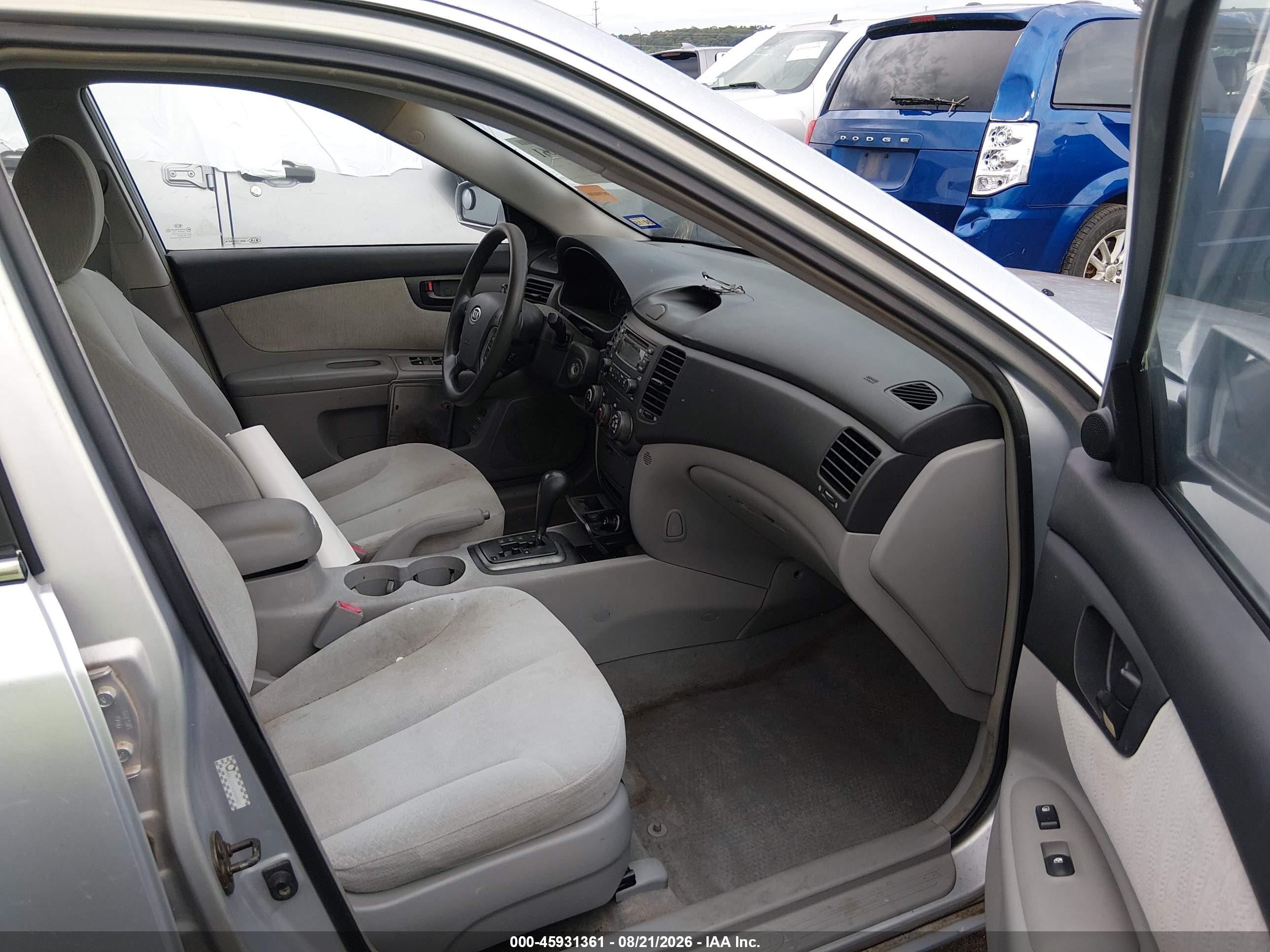 2006 Kia Optima Ex (new)/lx (new) Silver vin: KNAGE123765048763
