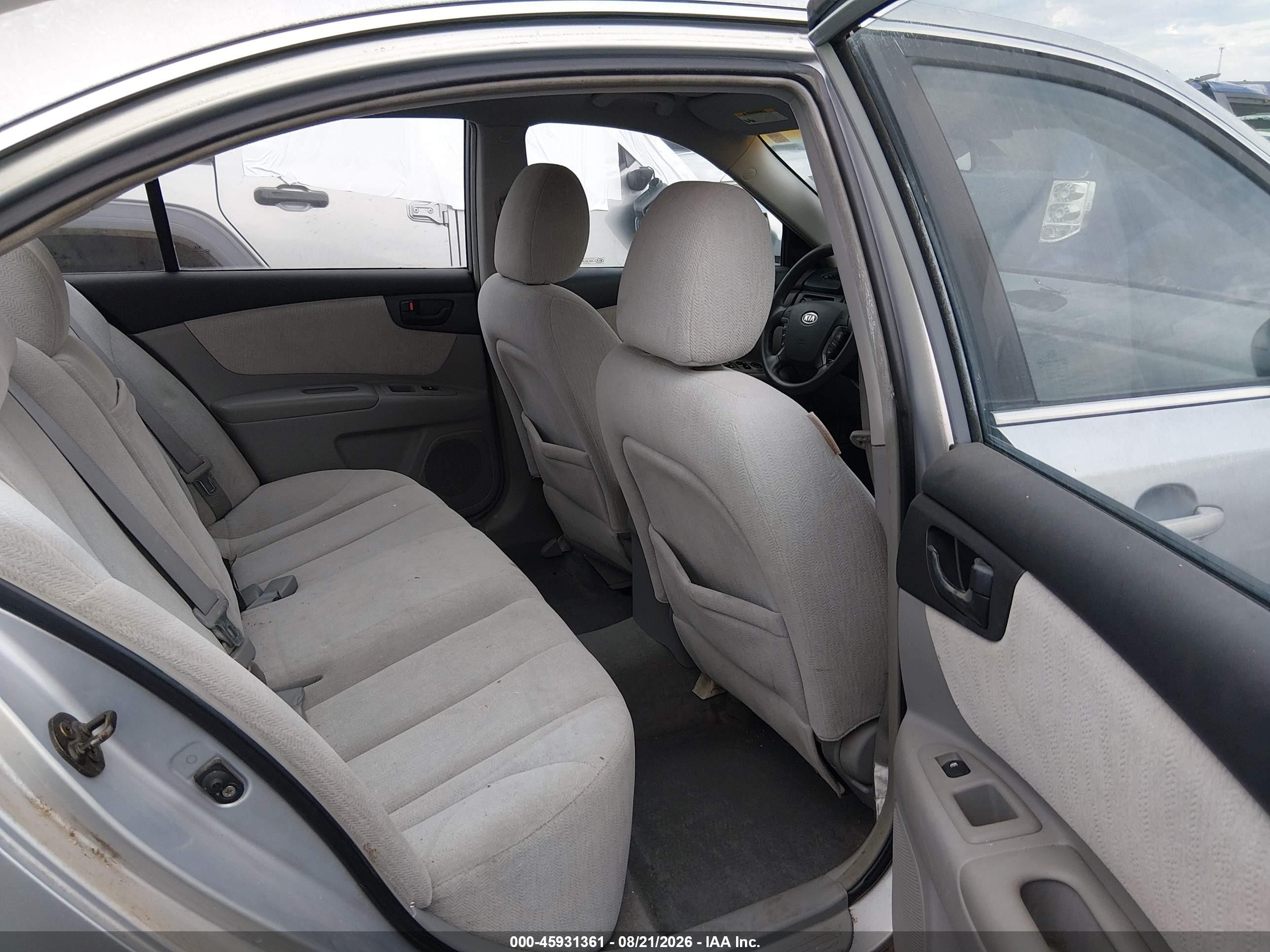 2006 Kia Optima Ex (new)/lx (new) Silver vin: KNAGE123765048763