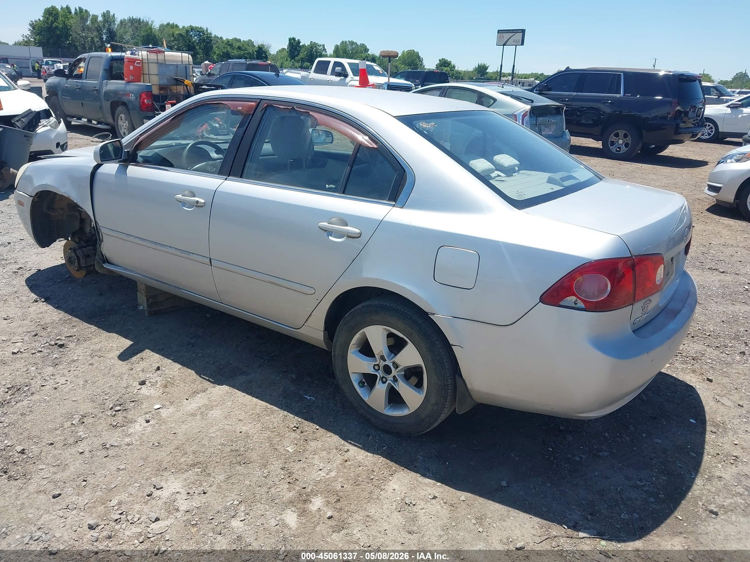 2006 Kia Optima Ex (new)/lx (new) Silver vin: KNAGE123765054692