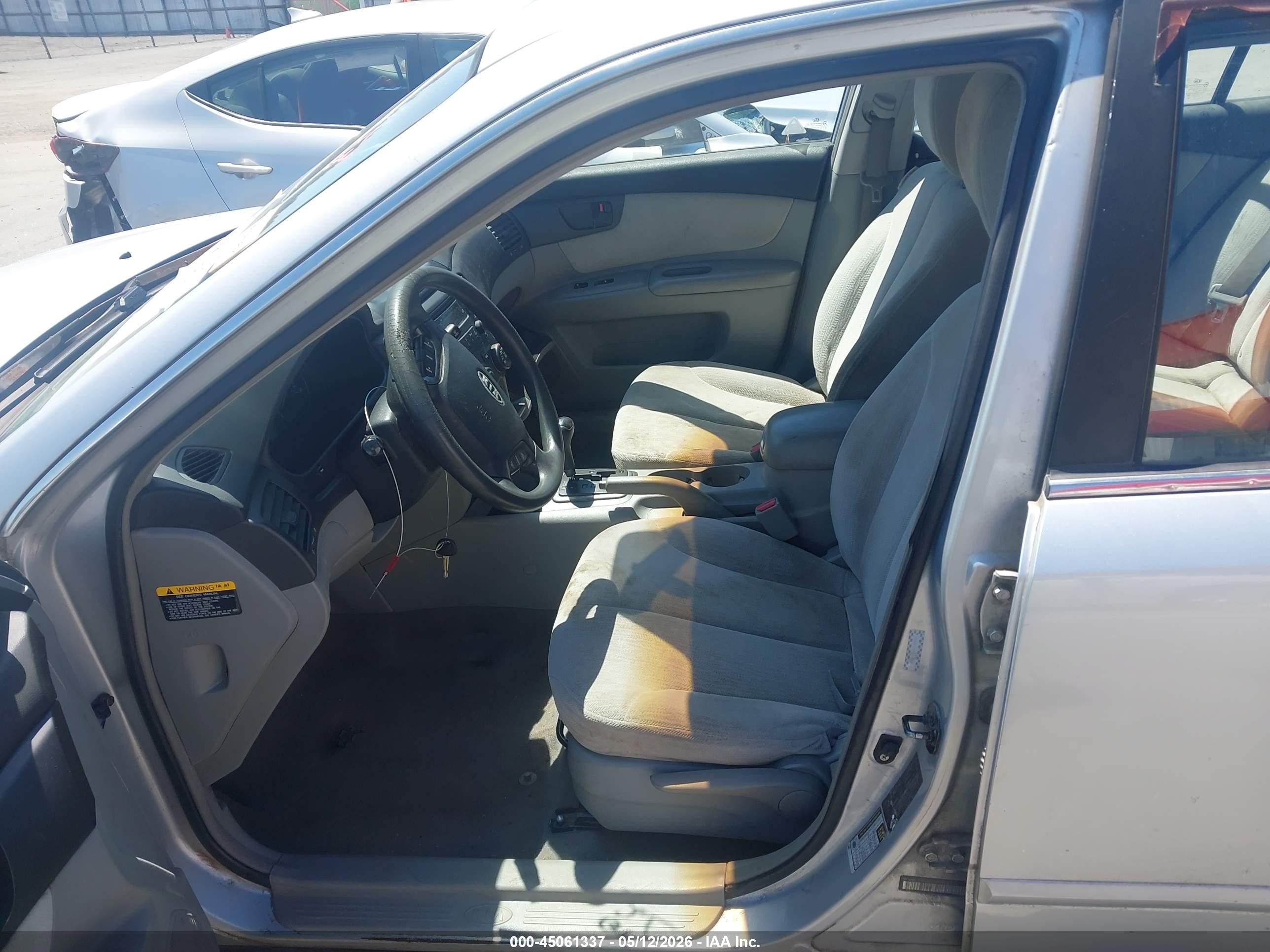 2006 Kia Optima Ex (new)/lx (new) Silver vin: KNAGE123765054692