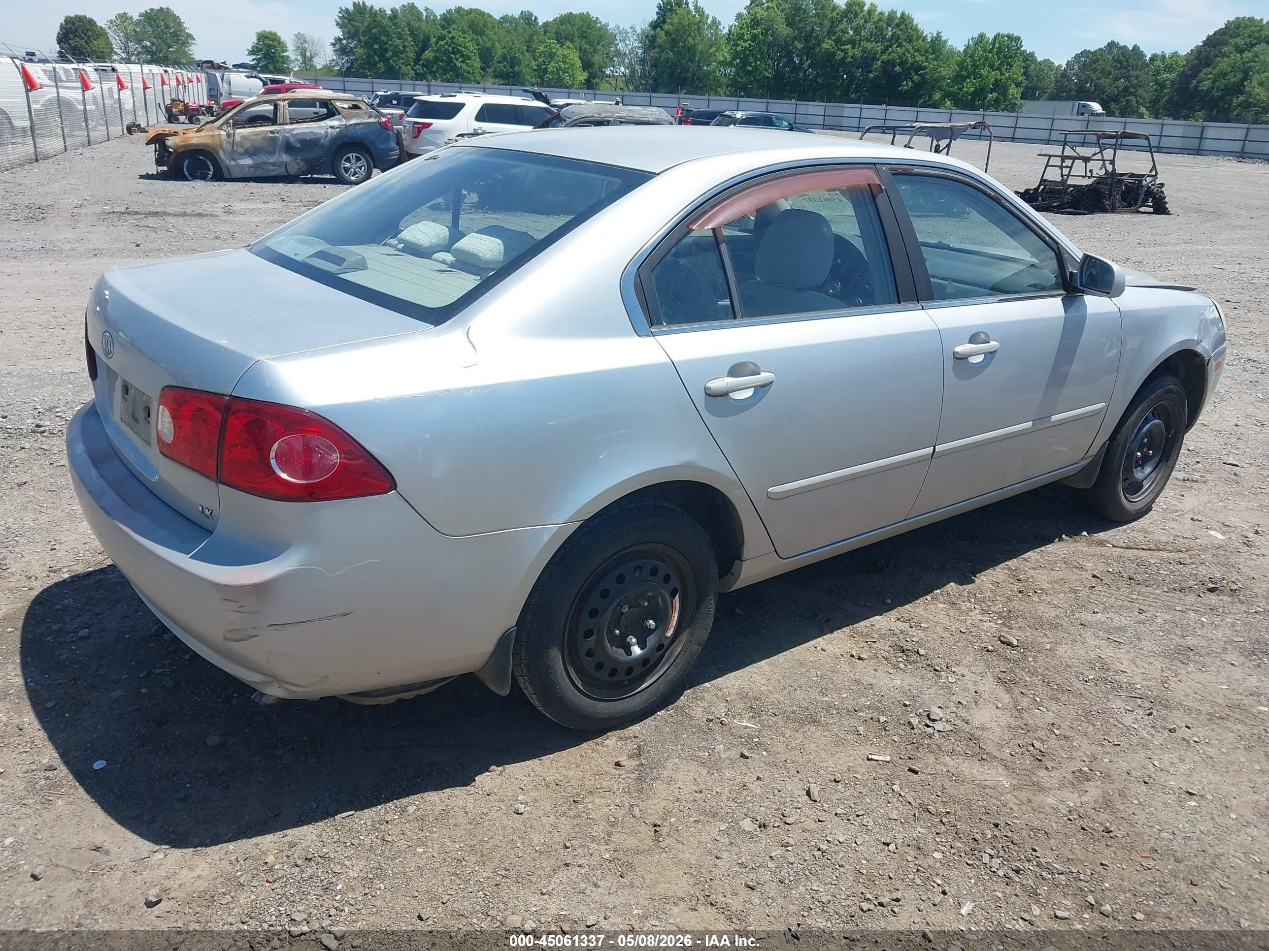 2006 Kia Optima Ex (new)/lx (new) Silver vin: KNAGE123765054692