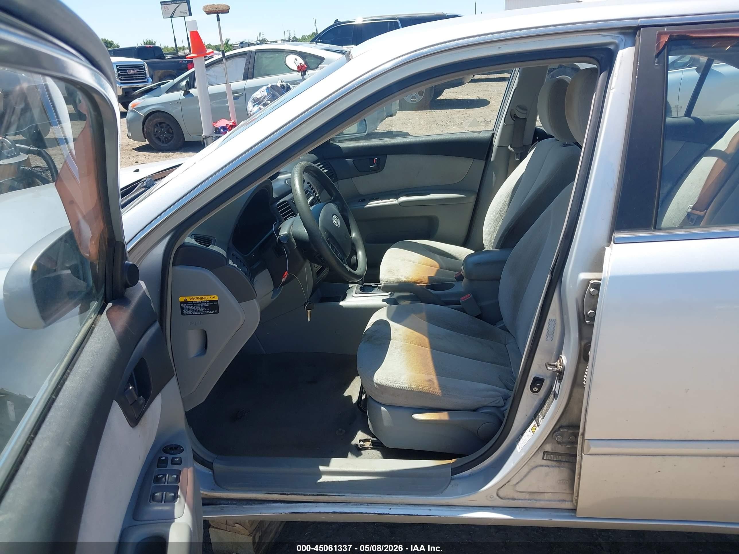 2006 Kia Optima Ex (new)/lx (new) Silver vin: KNAGE123765054692