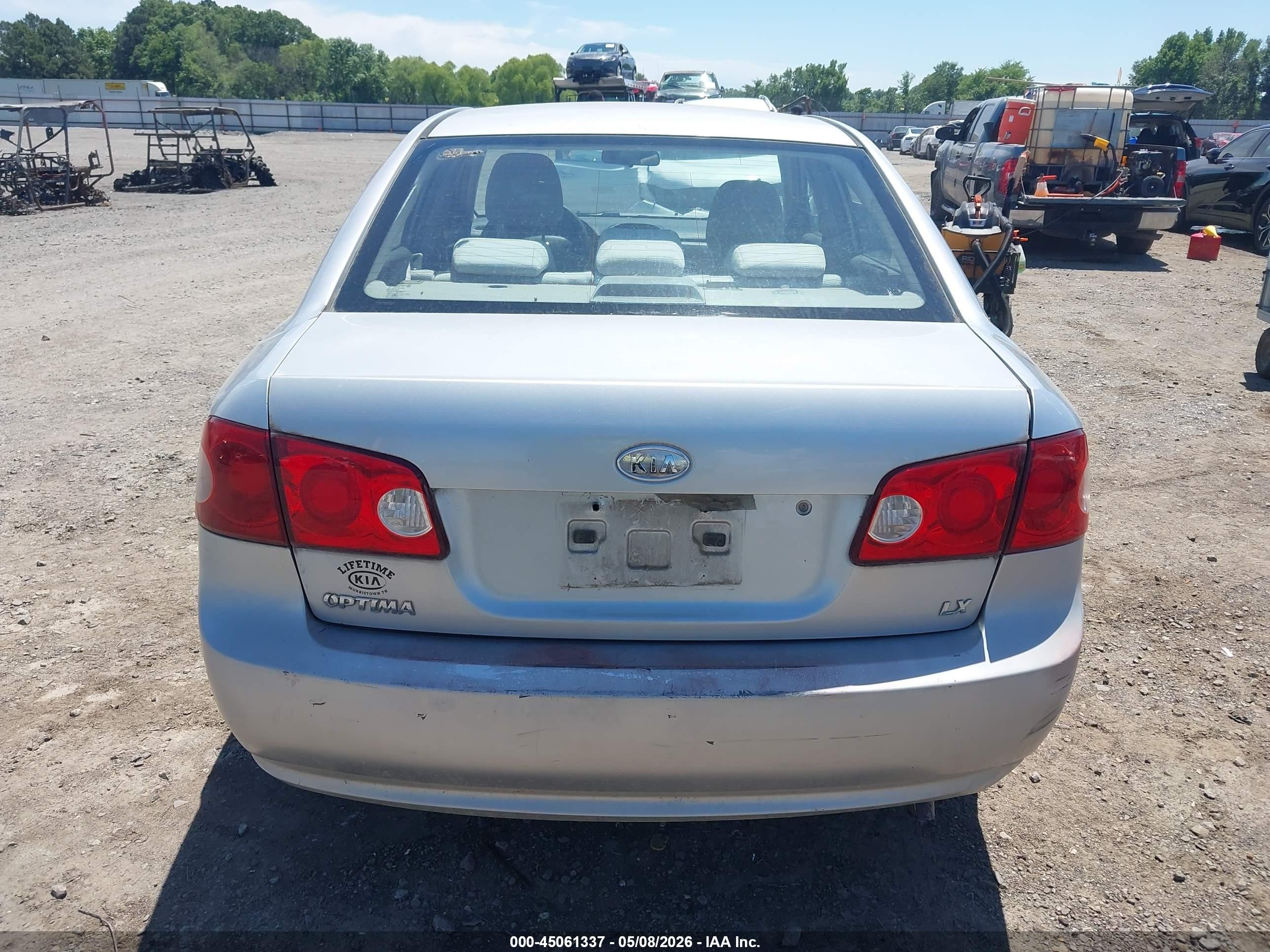 2006 Kia Optima Ex (new)/lx (new) Silver vin: KNAGE123765054692