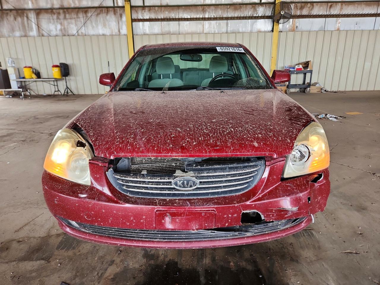 2007 Kia Optima Lx Red vin: KNAGE123775113841