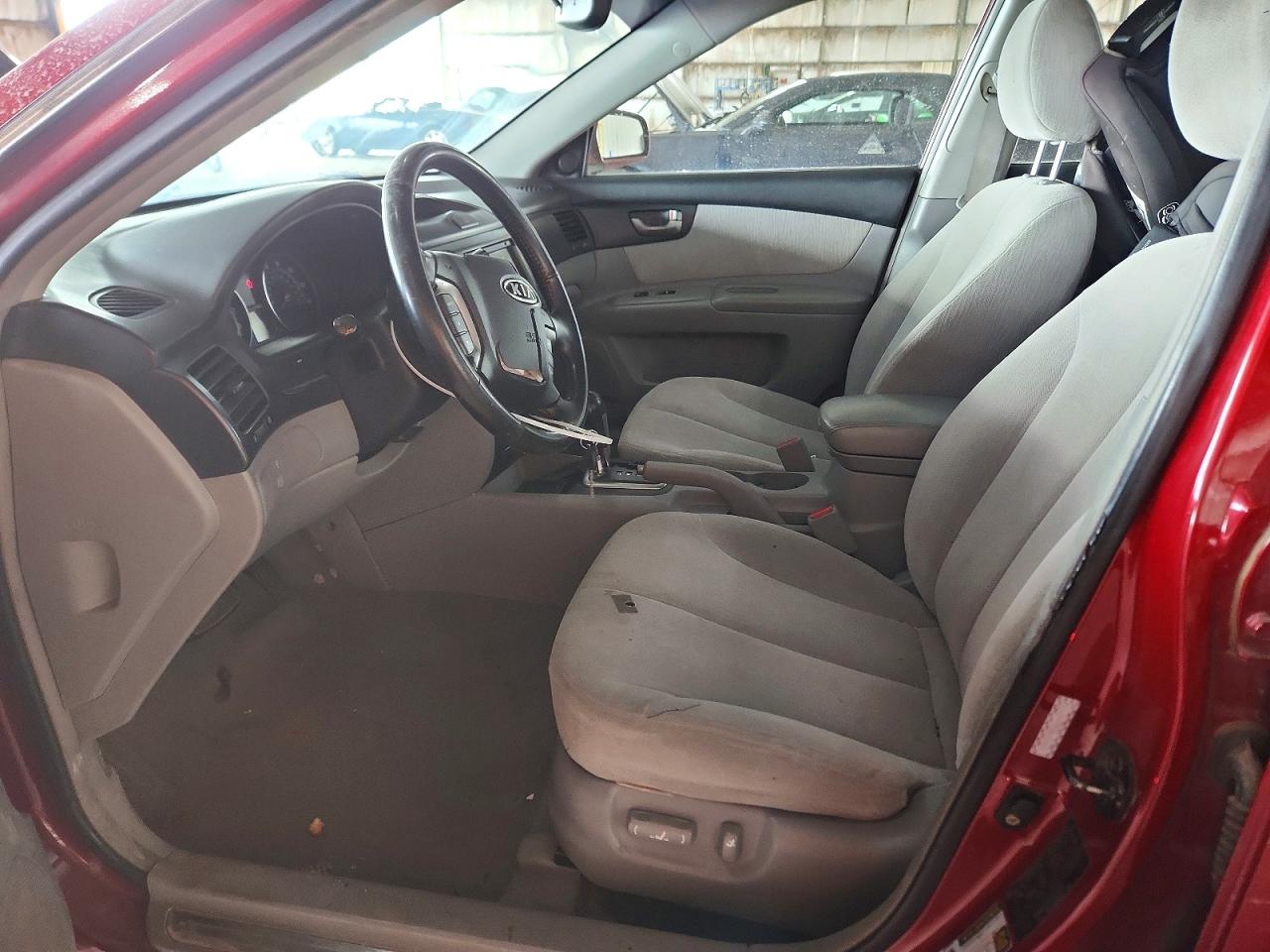 2007 Kia Optima Lx Red vin: KNAGE123775113841