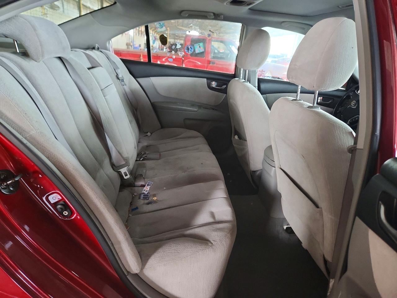 2007 Kia Optima Lx Red vin: KNAGE123775113841