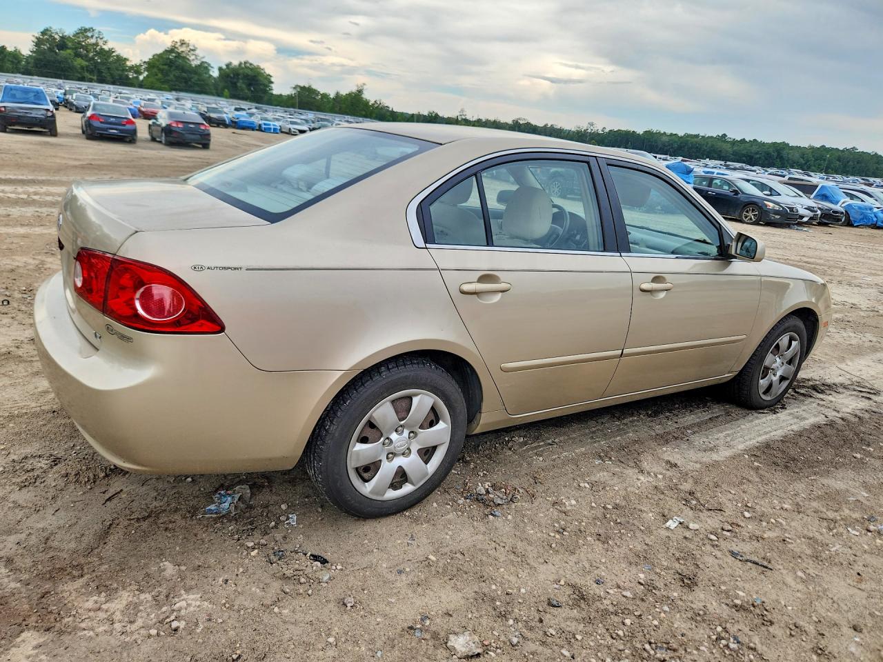 2007 Kia Optima Lx/ex Gold vin: KNAGE123775146788