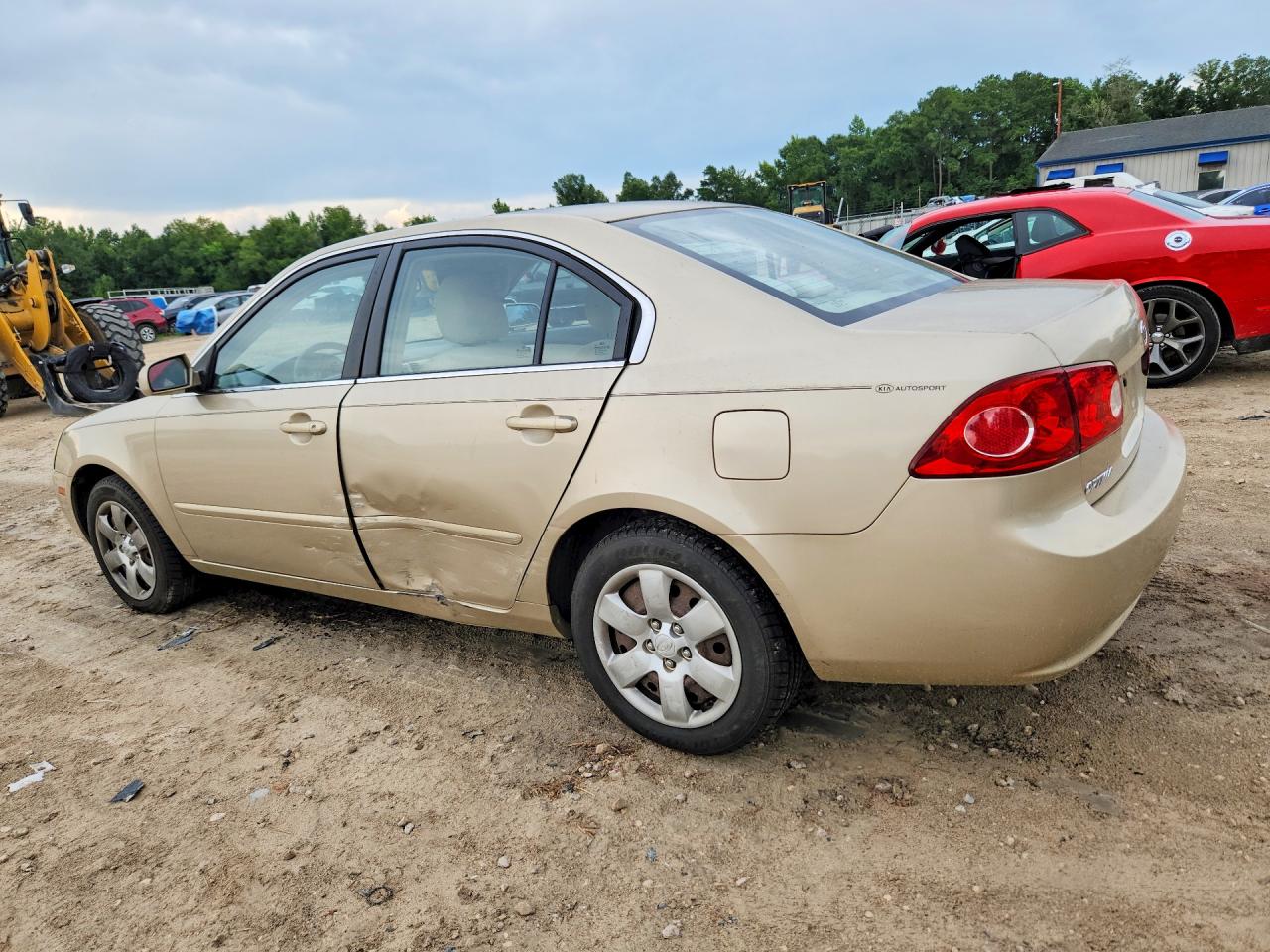 2007 Kia Optima Lx/ex Gold vin: KNAGE123775146788