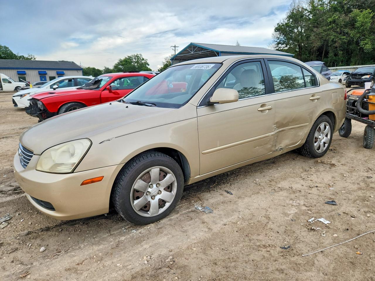 2007 Kia Optima Lx/ex Gold vin: KNAGE123775146788