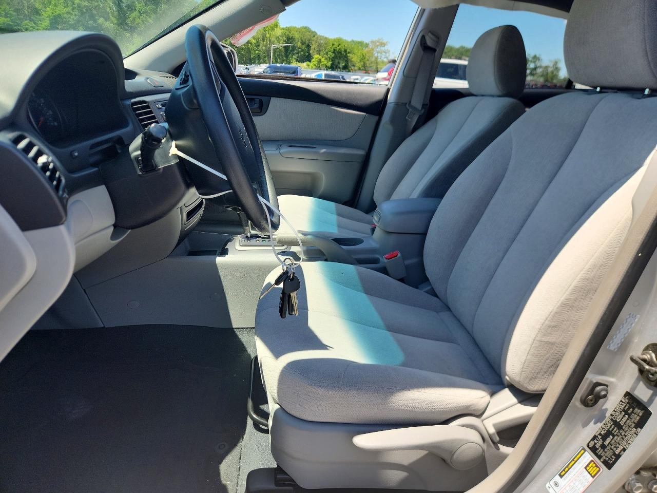 2007 Kia Optima Lx Silver vin: KNAGE123775147004