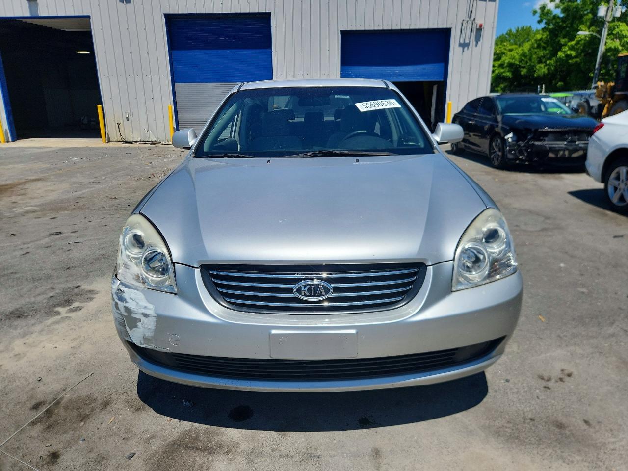 2007 Kia Optima Lx Silver vin: KNAGE123775147004