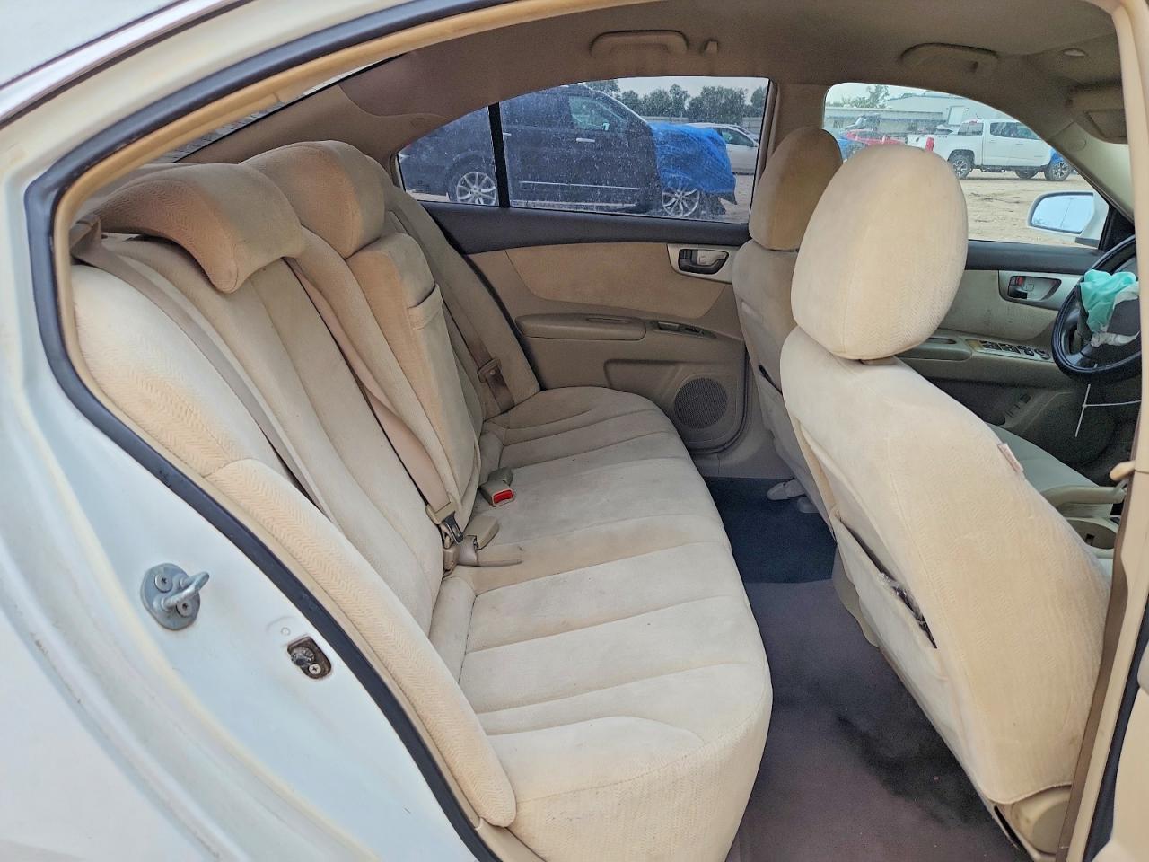 2008 Kia Optima Lx White vin: KNAGE123885229762