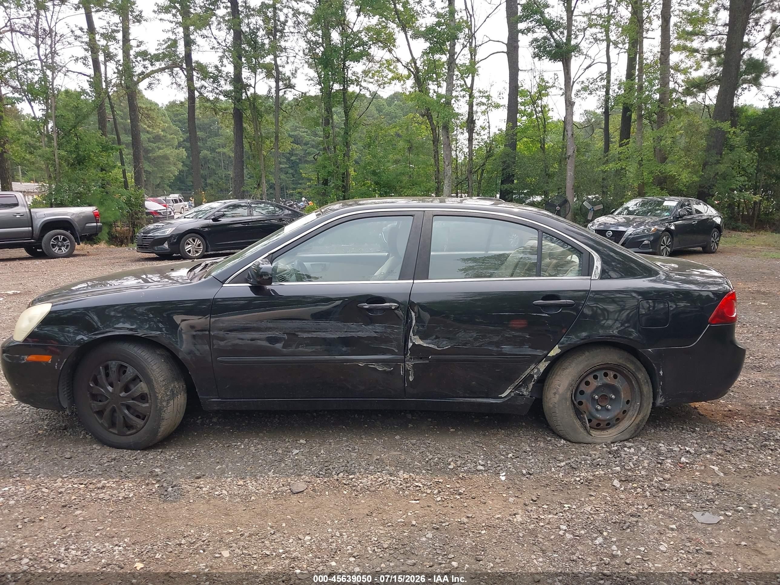 2008 Kia Optima Lx Black vin: KNAGE123885255911