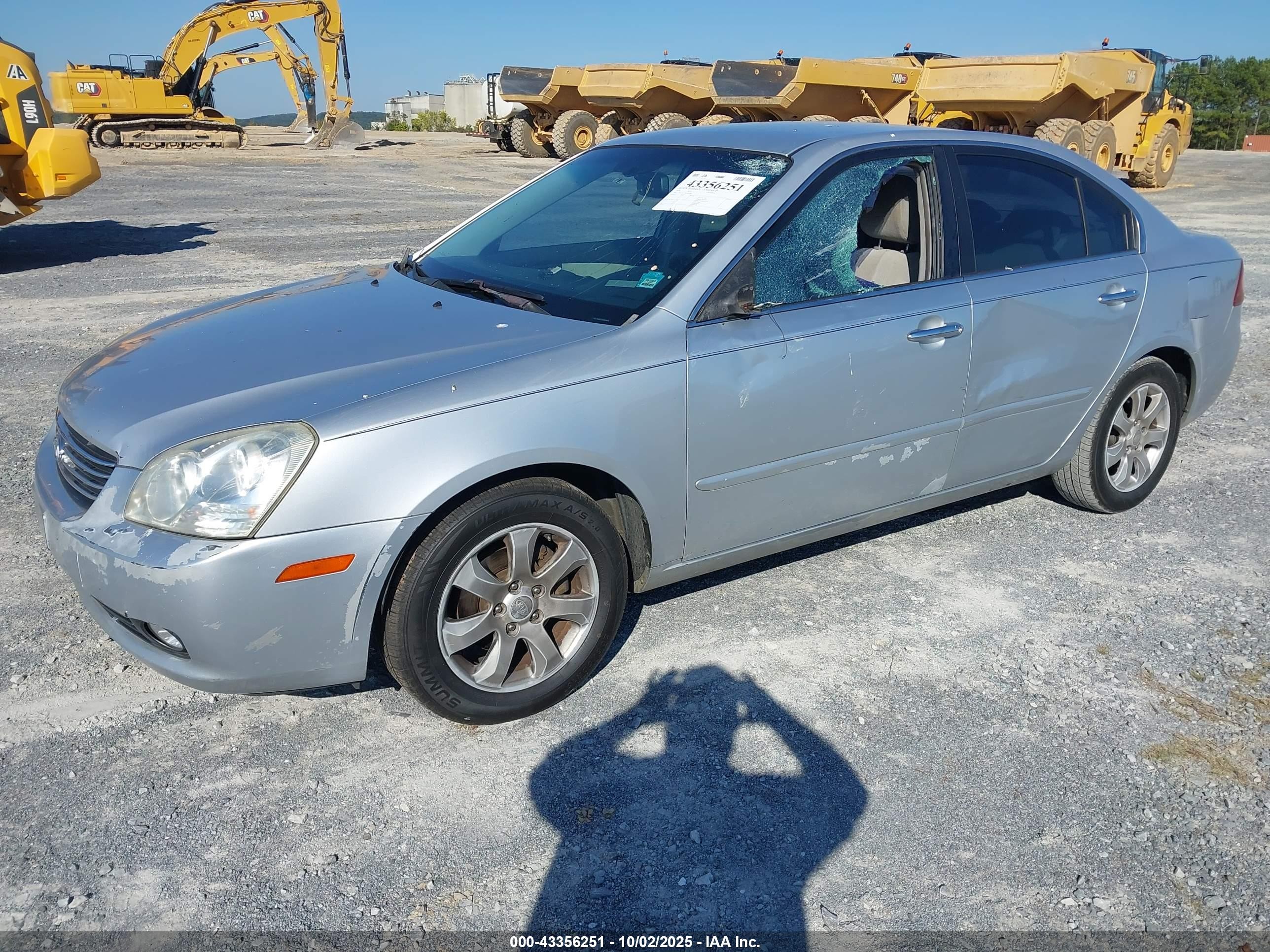 2006 Kia Optima Ex (new)/lx (new) Silver vin: KNAGE123965064804