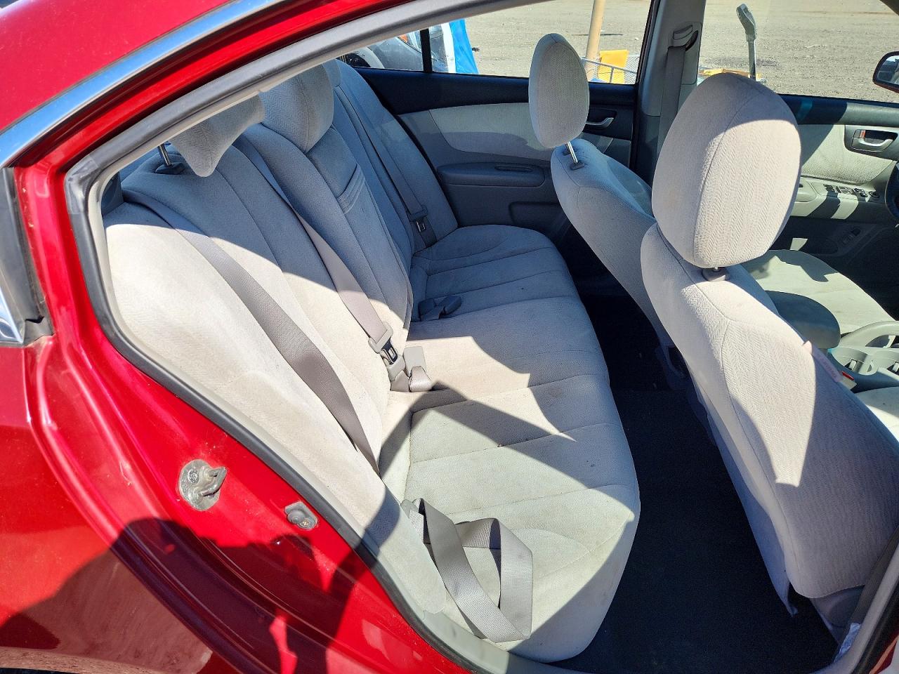 2007 Kia Optima Lx Burgundy vin: KNAGE123975139857