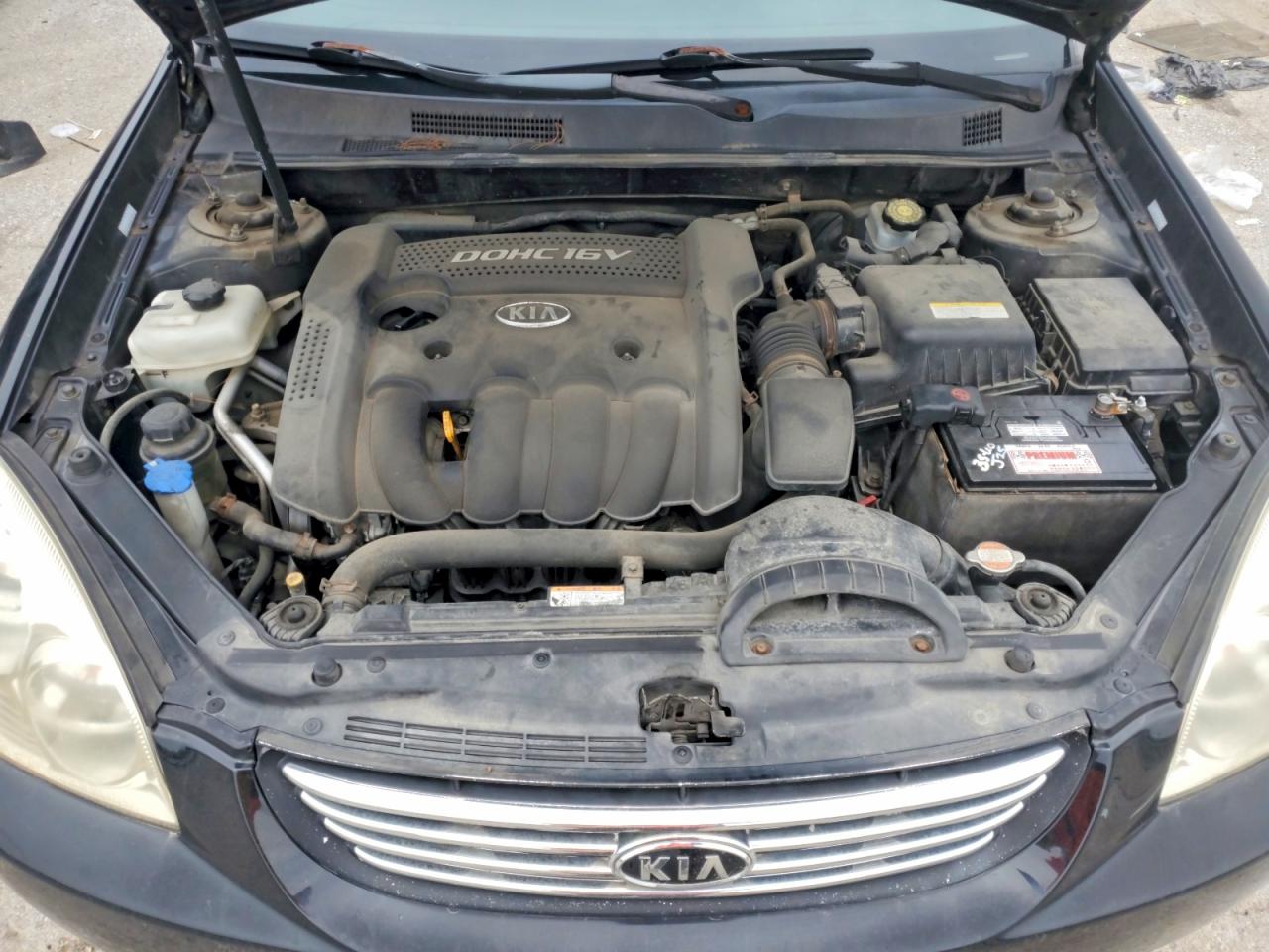 2008 Kia Optima Lx Черный vin: KNAGE123985173685