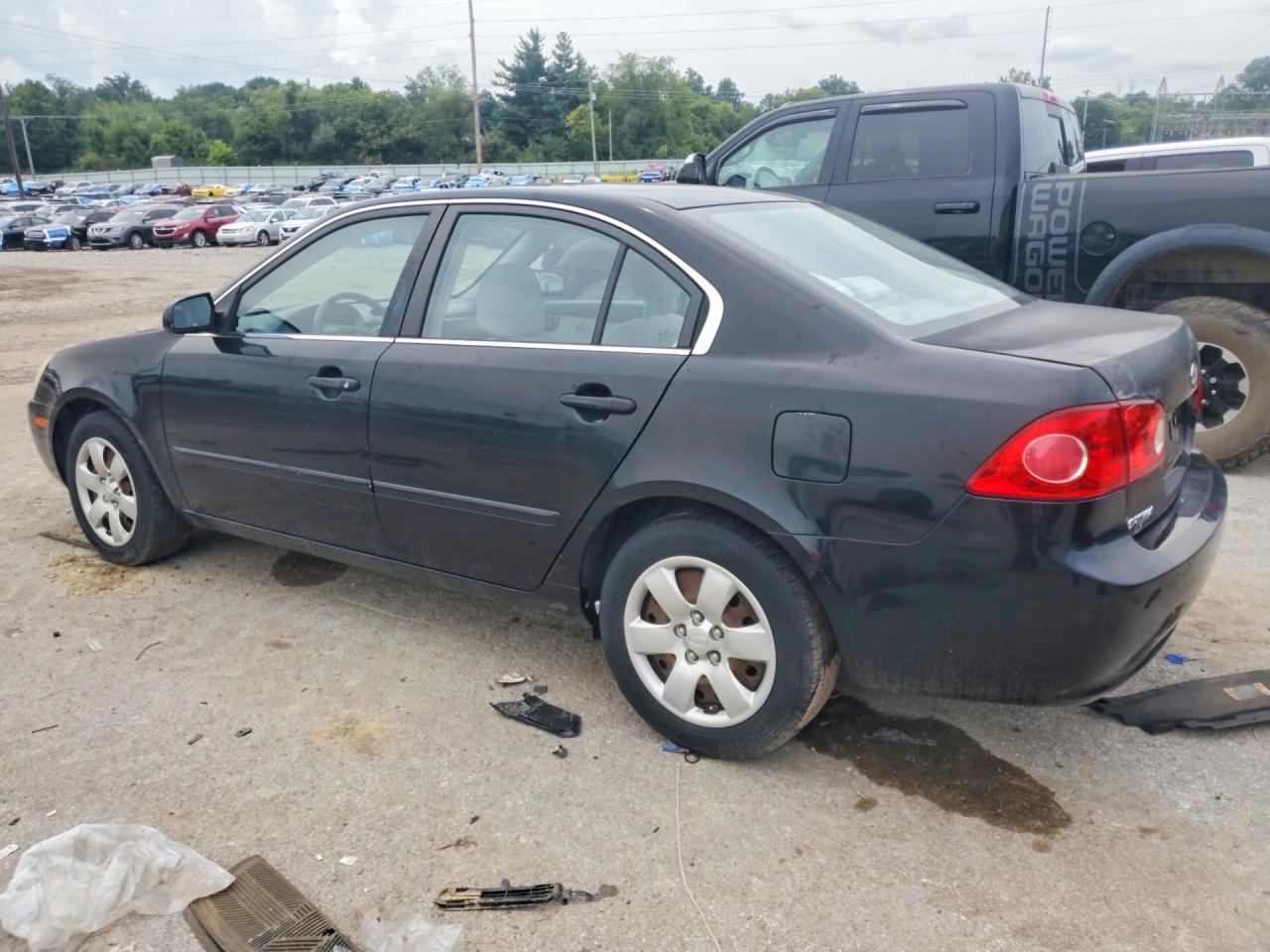 2008 Kia Optima Lx Черный vin: KNAGE123985173685
