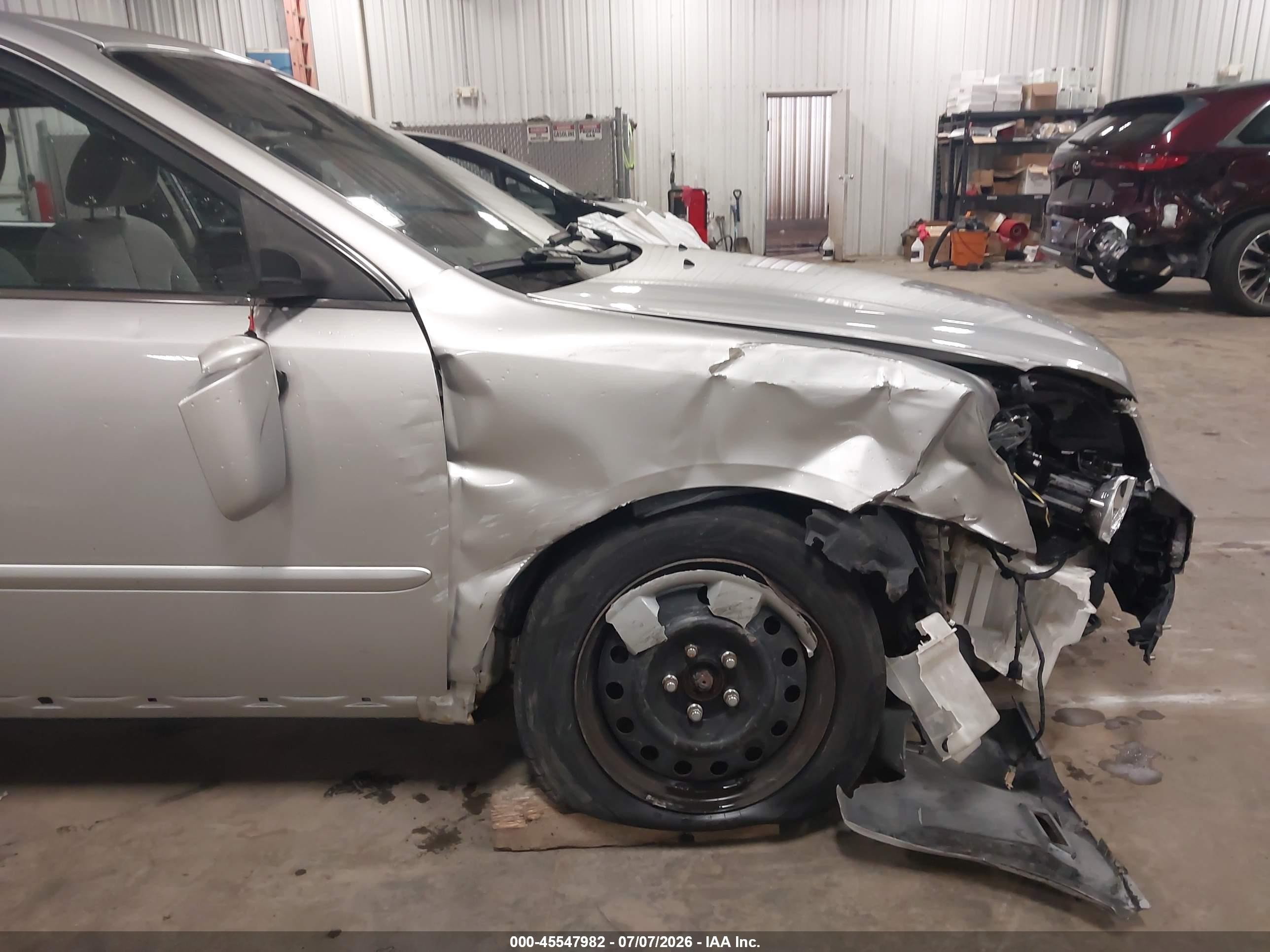 2008 Kia Optima Lx Silver vin: KNAGE123985202733