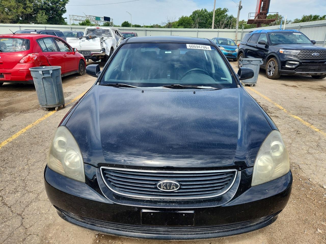 2008 Kia Optima Lx Черный vin: KNAGE123985238969
