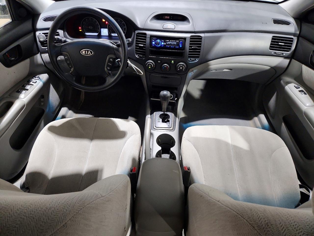2007 Kia Optima Lx Black vin: KNAGE123X75110657