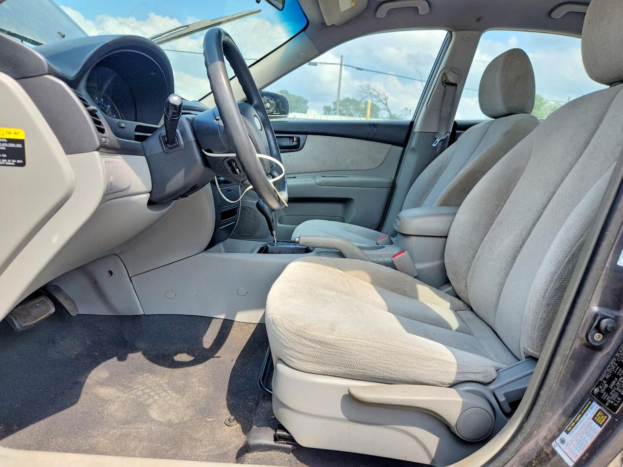 2008 Kia Optima Lx Gray vin: KNAGE123X85250774