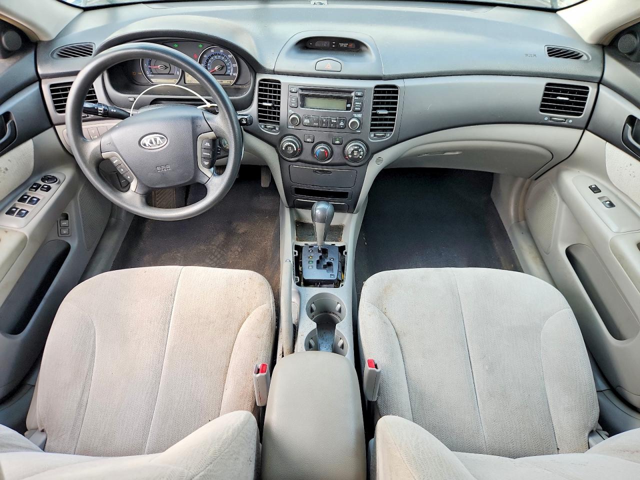 2008 Kia Optima Lx Gray vin: KNAGE123X85250774